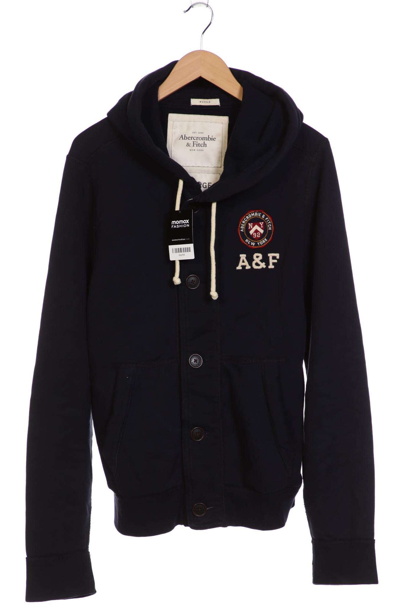 

Abercrombie & Fitch Herren Kapuzenpullover, marineblau, Gr. 56