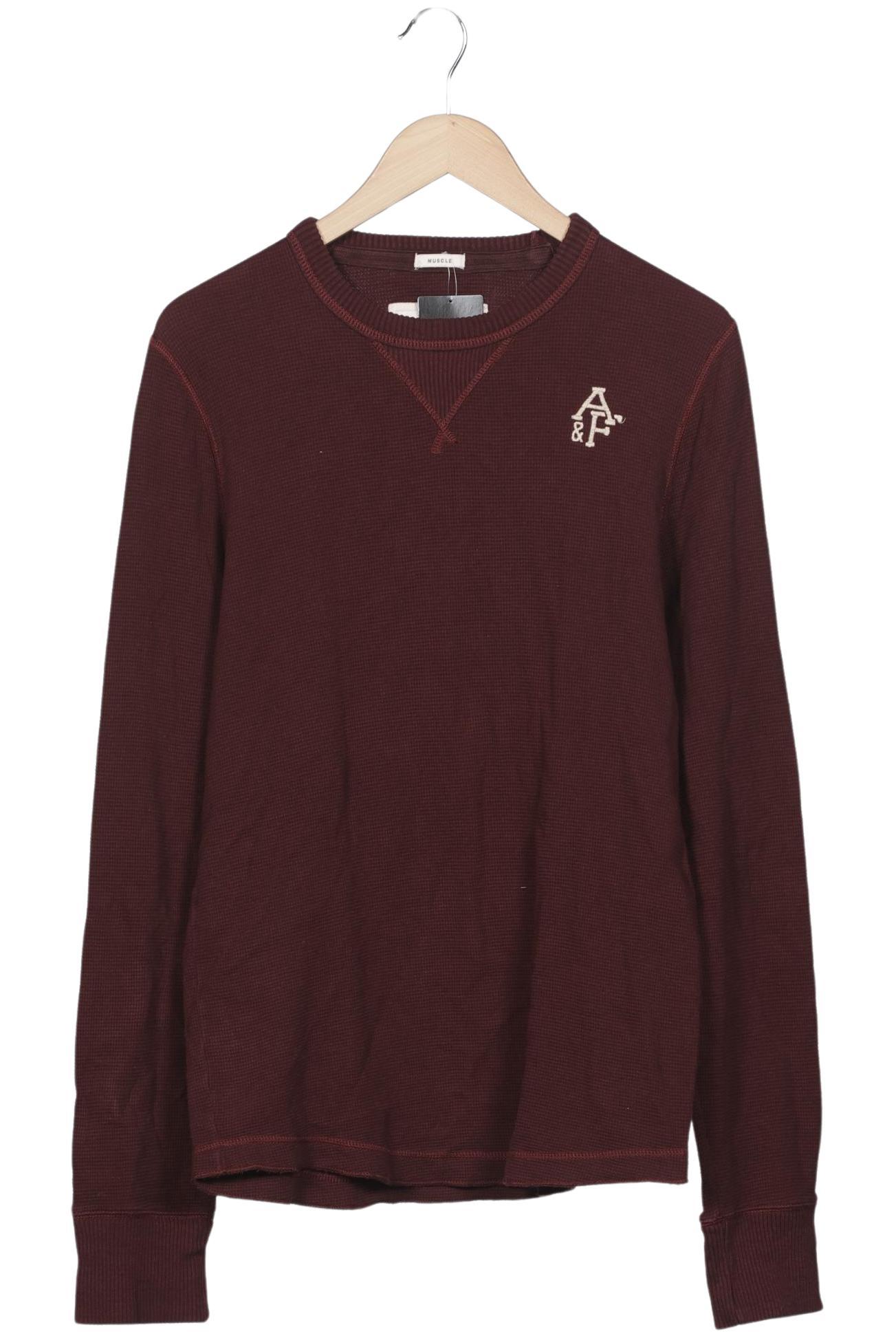 

Abercrombie & Fitch Herren Langarmshirt, bordeaux, Gr. 48