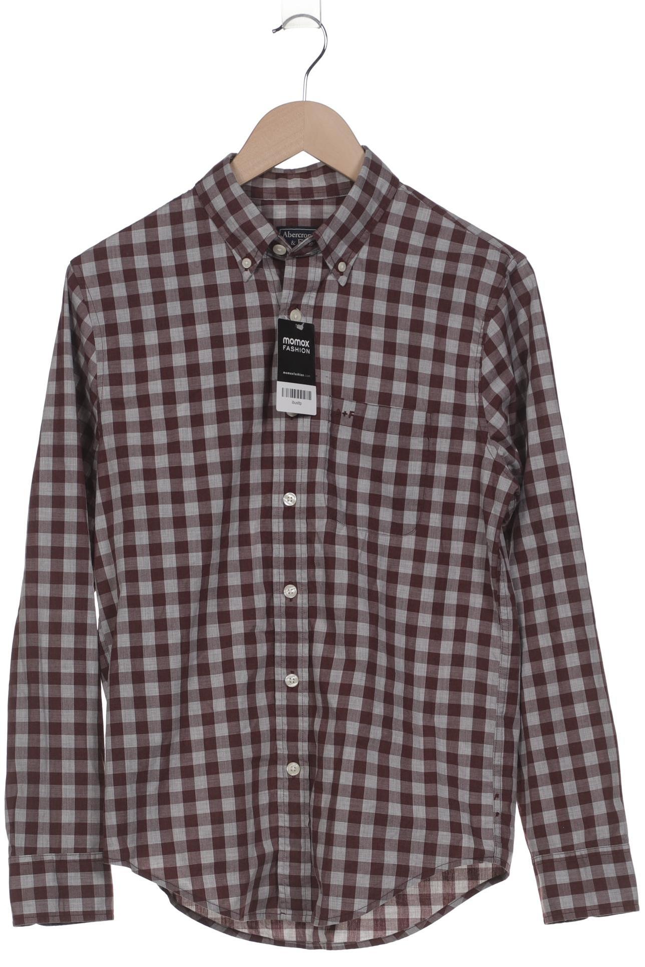 

Abercrombie & Fitch Herren Hemd, bordeaux, Gr. 46
