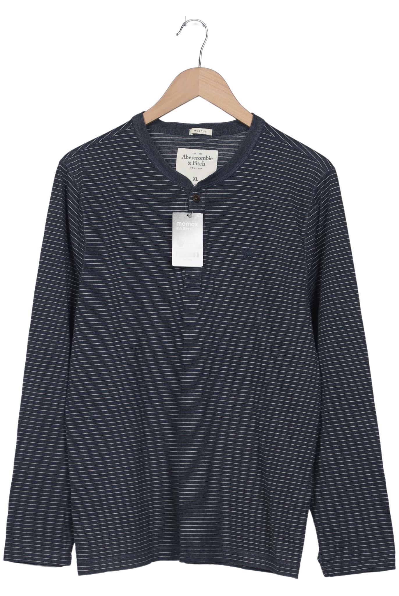 

Abercrombie & Fitch Herren Langarmshirt, marineblau, Gr. 54