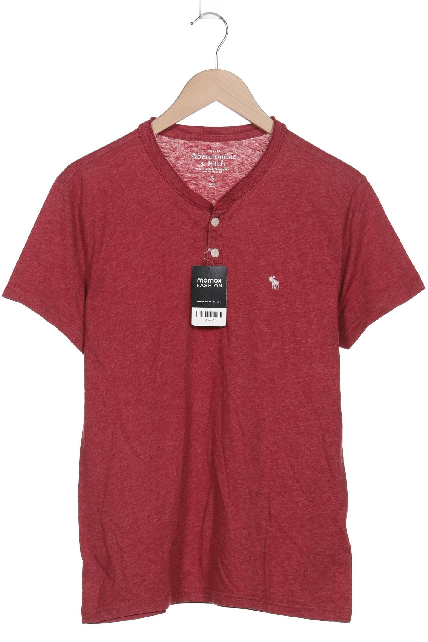 

Abercrombie & Fitch Herren T-Shirt, bordeaux, Gr. 46