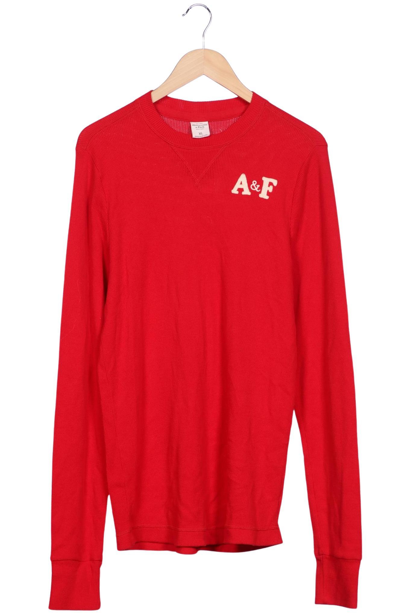 

Abercrombie & Fitch Herren Langarmshirt, rot, Gr. 54