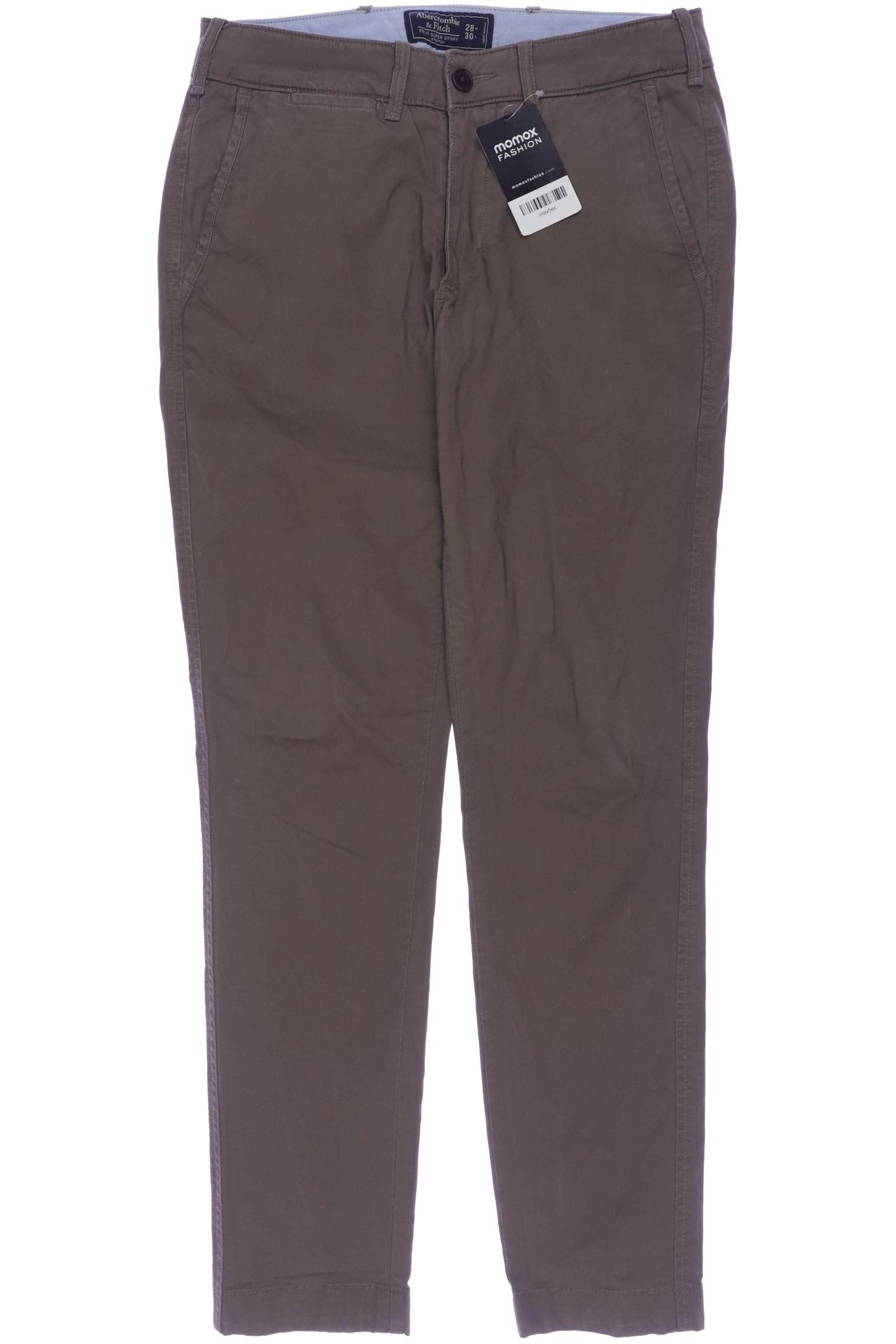 

Abercrombie & Fitch Herren Stoffhose, braun, Gr. 28