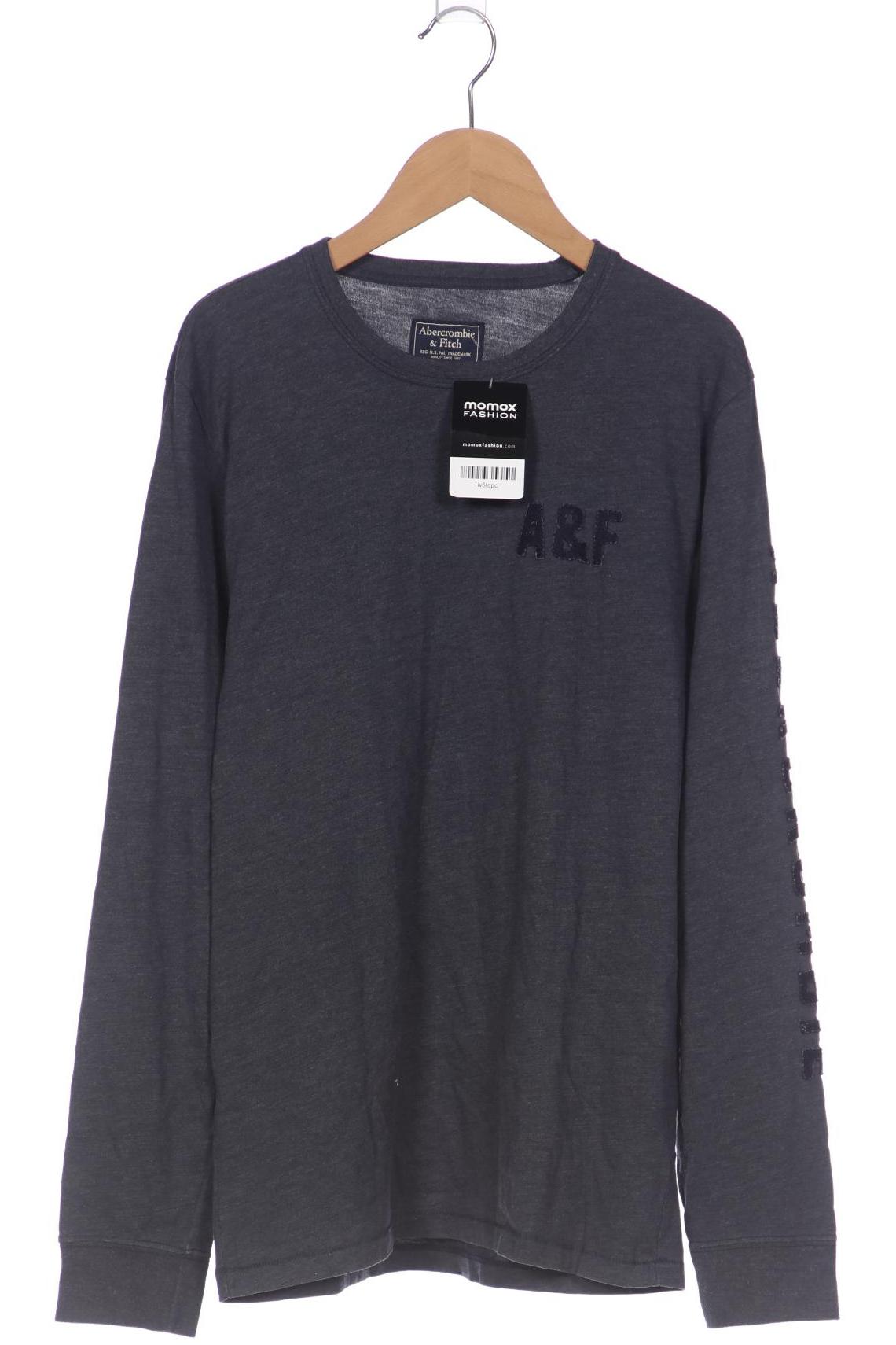 

Abercrombie & Fitch Herren Langarmshirt, marineblau, Gr. 46