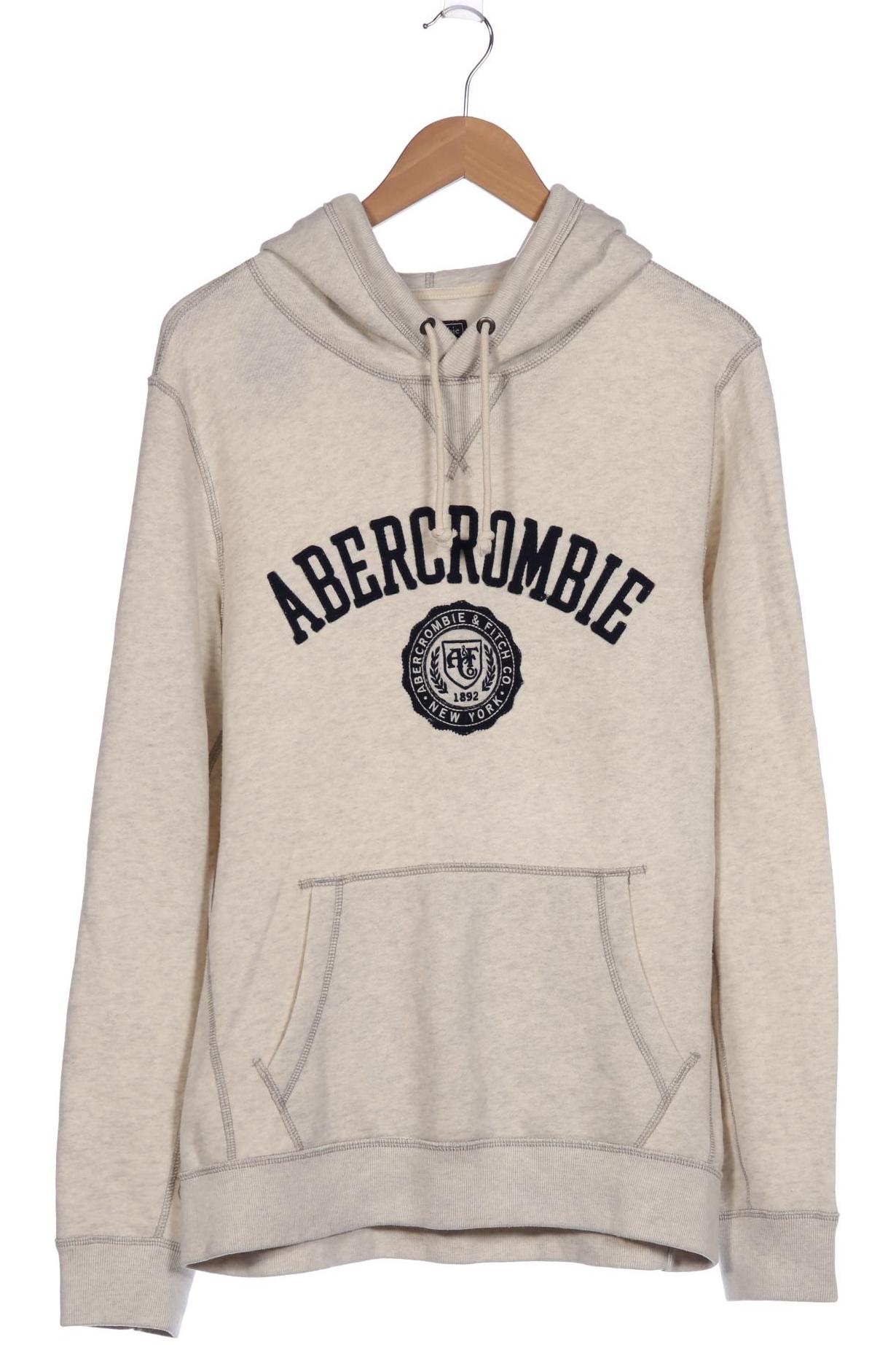 

Abercrombie & Fitch Herren Kapuzenpullover, cremeweiß