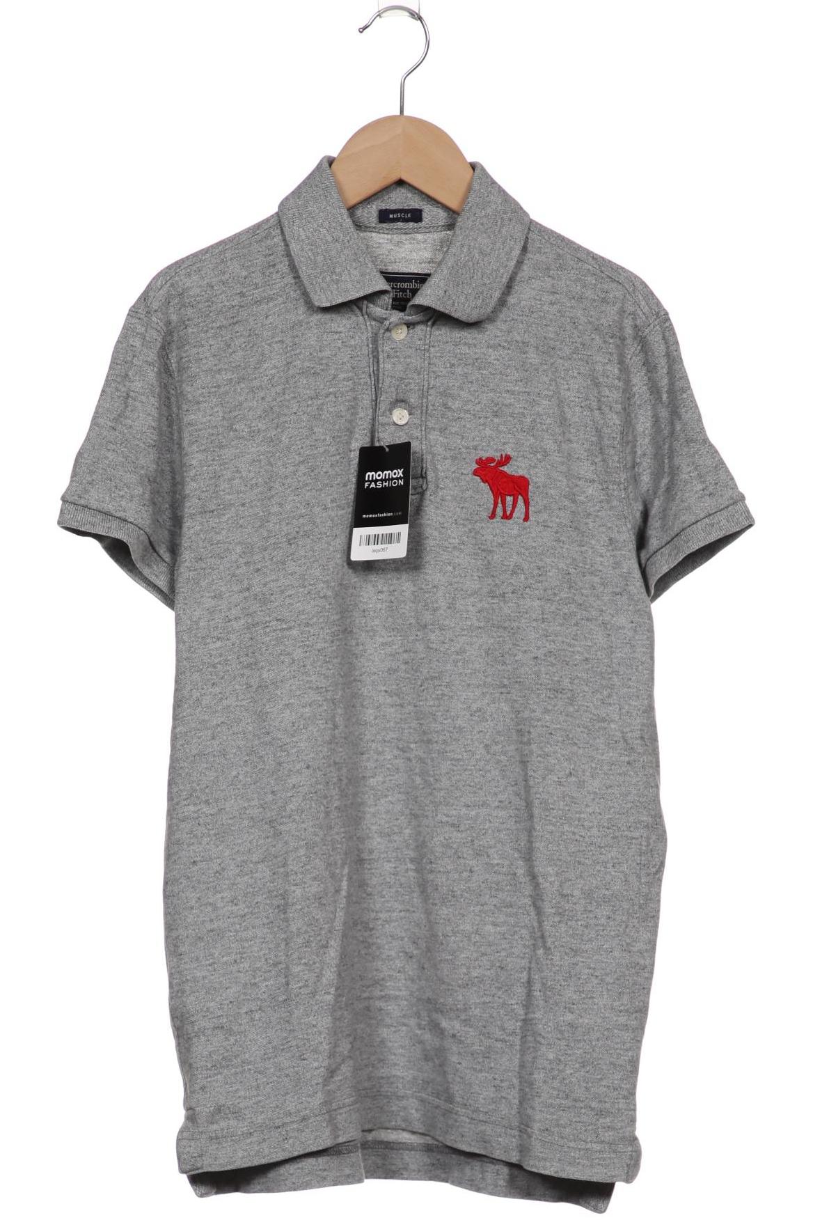 

Abercrombie & Fitch Herren Poloshirt, grau