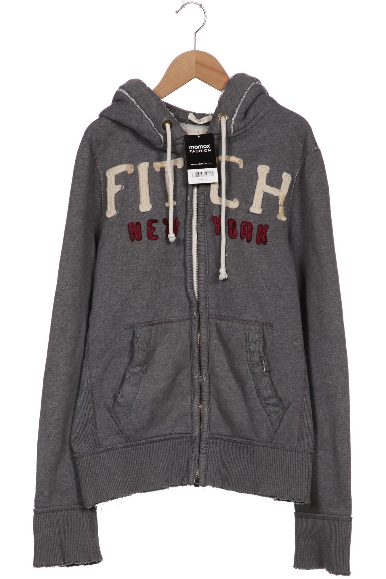 

Abercrombie & Fitch Herren Kapuzenpullover, grau