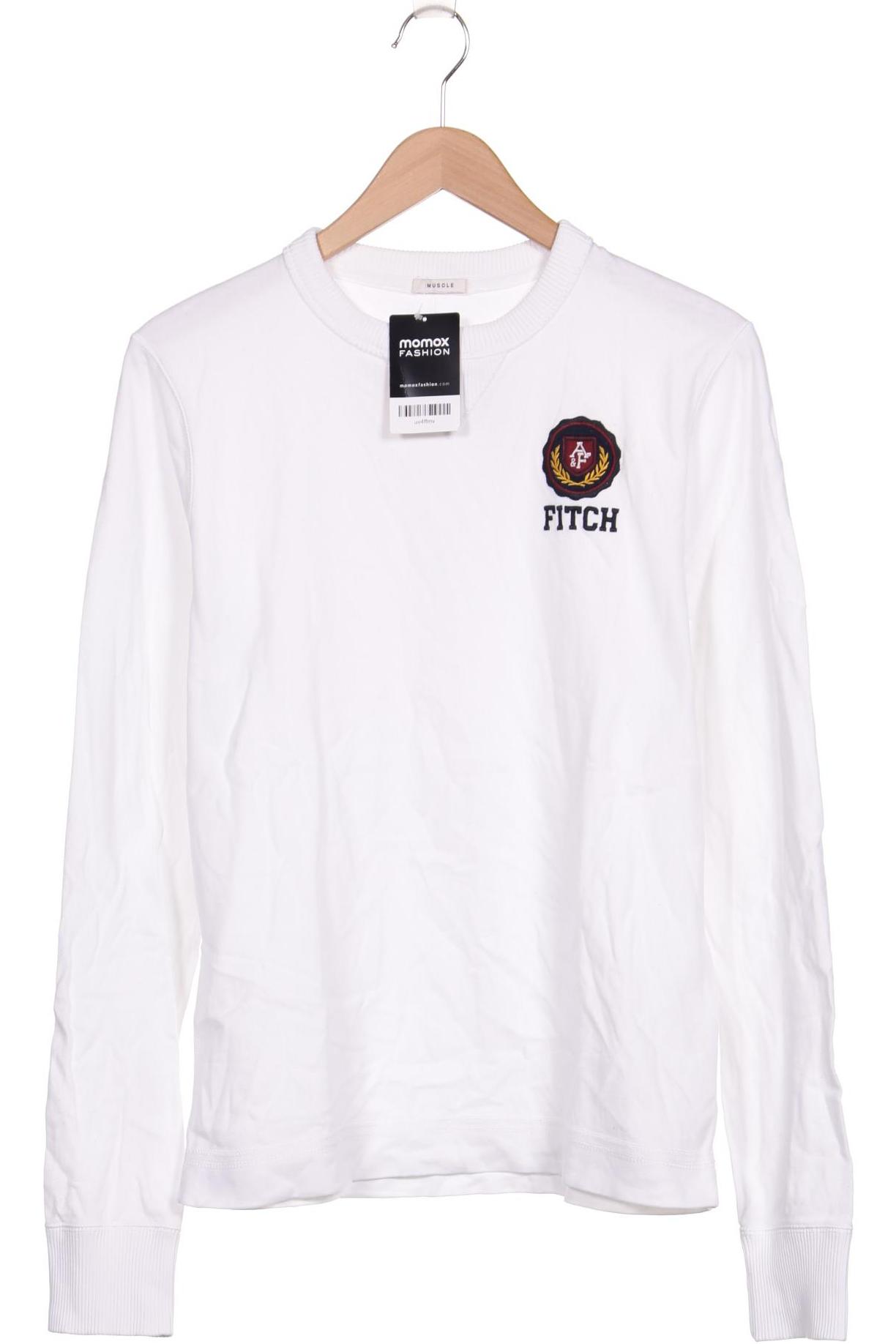 

Abercrombie & Fitch Herren Langarmshirt, weiß