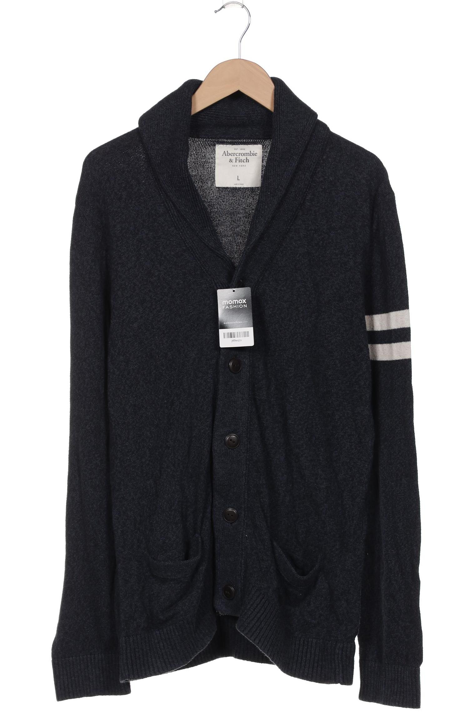 

Abercrombie & Fitch Herren Strickjacke, marineblau, Gr. 52