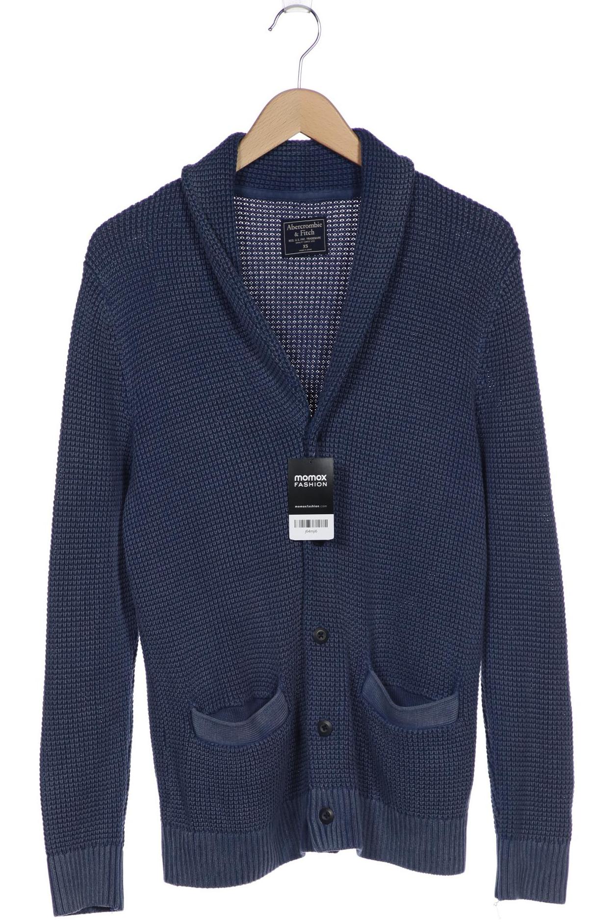 

Abercrombie & Fitch Herren Strickjacke, blau