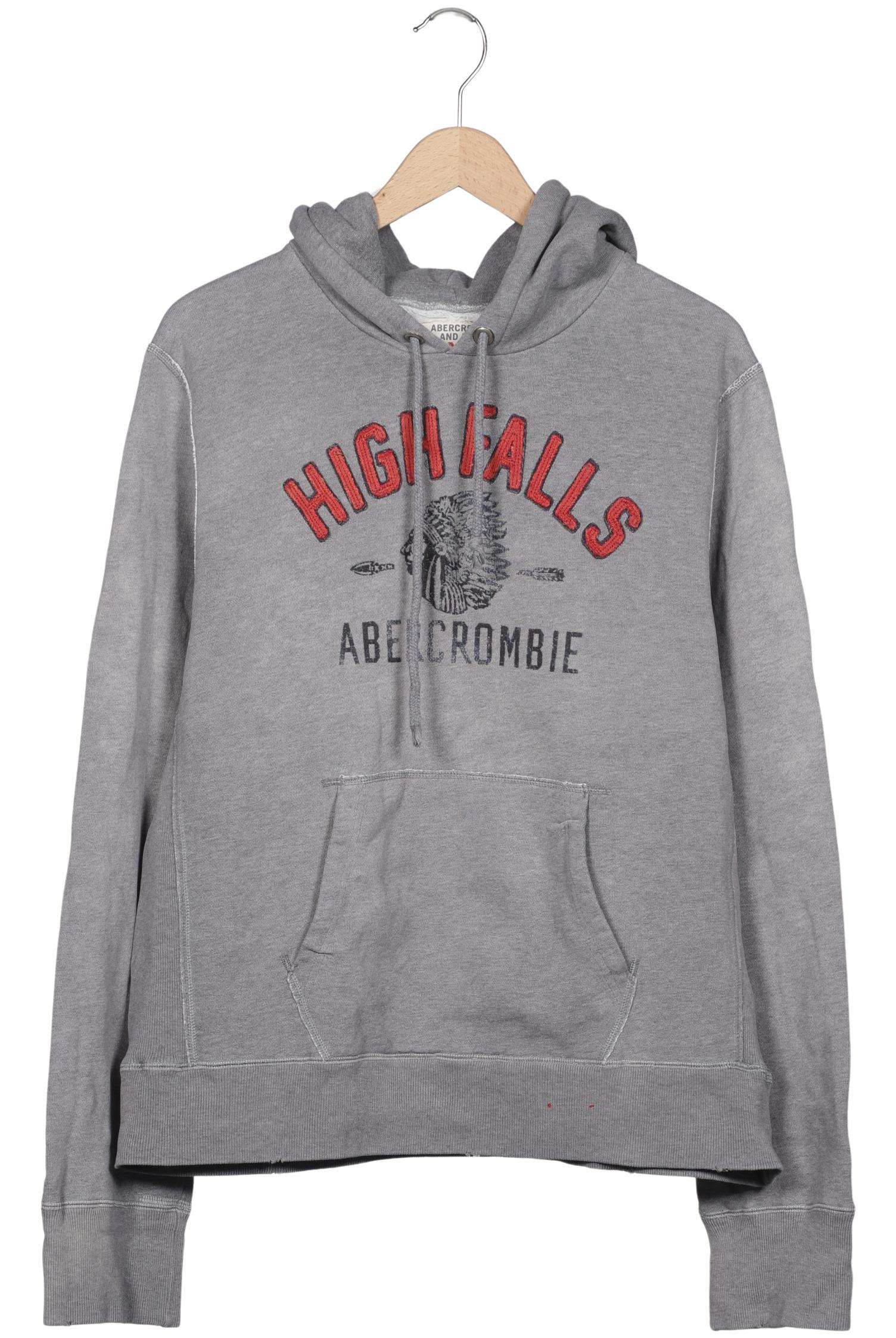 

Abercrombie & Fitch Herren Kapuzenpullover, grau, Gr. 54