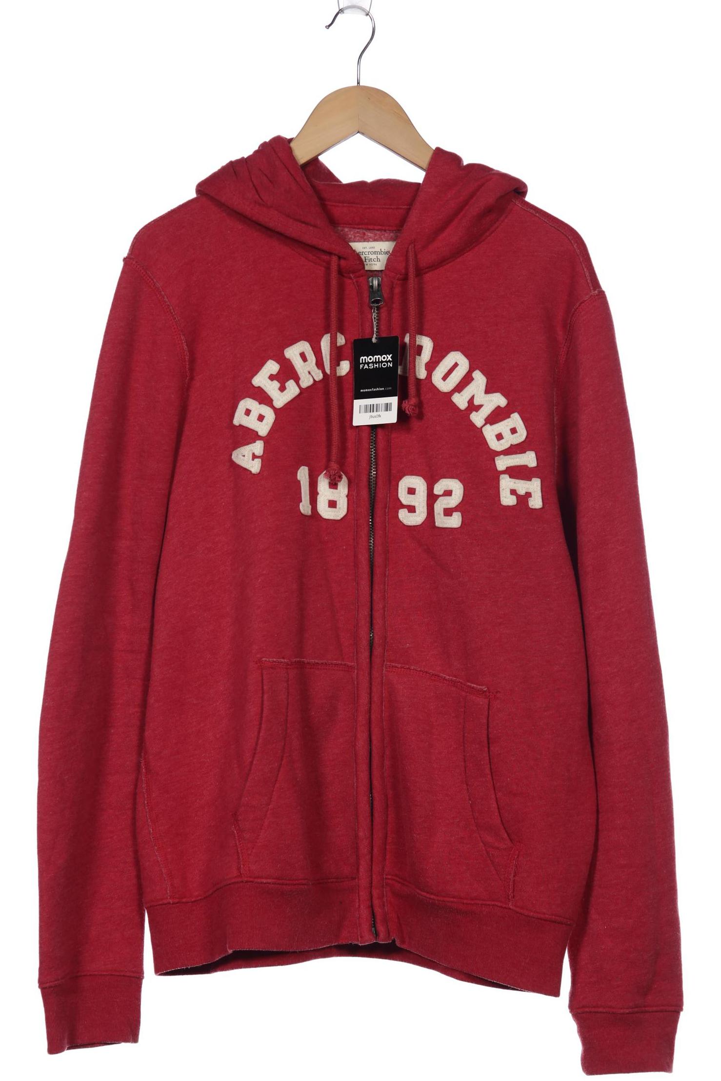 

Abercrombie & Fitch Herren Kapuzenpullover, rot, Gr. 56