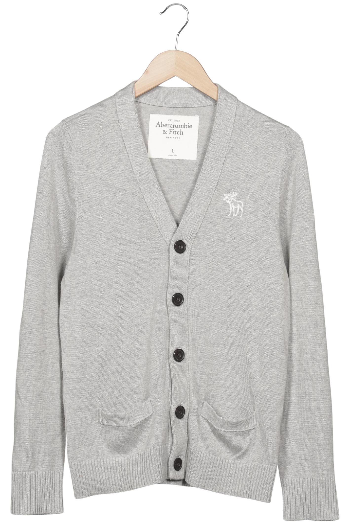 

Abercrombie & Fitch Herren Strickjacke, grau, Gr. 52