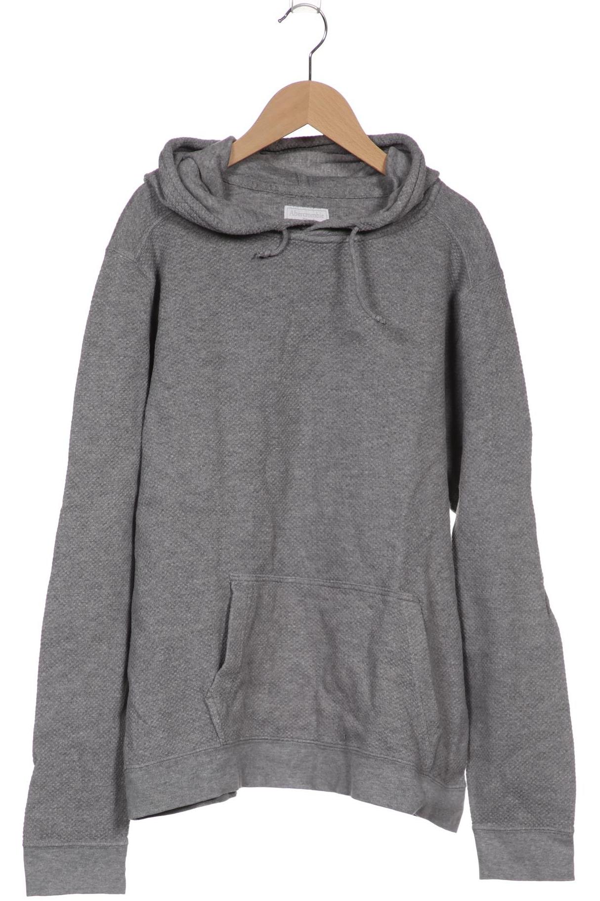 

Abercrombie & Fitch Herren Kapuzenpullover, grau, Gr. 48