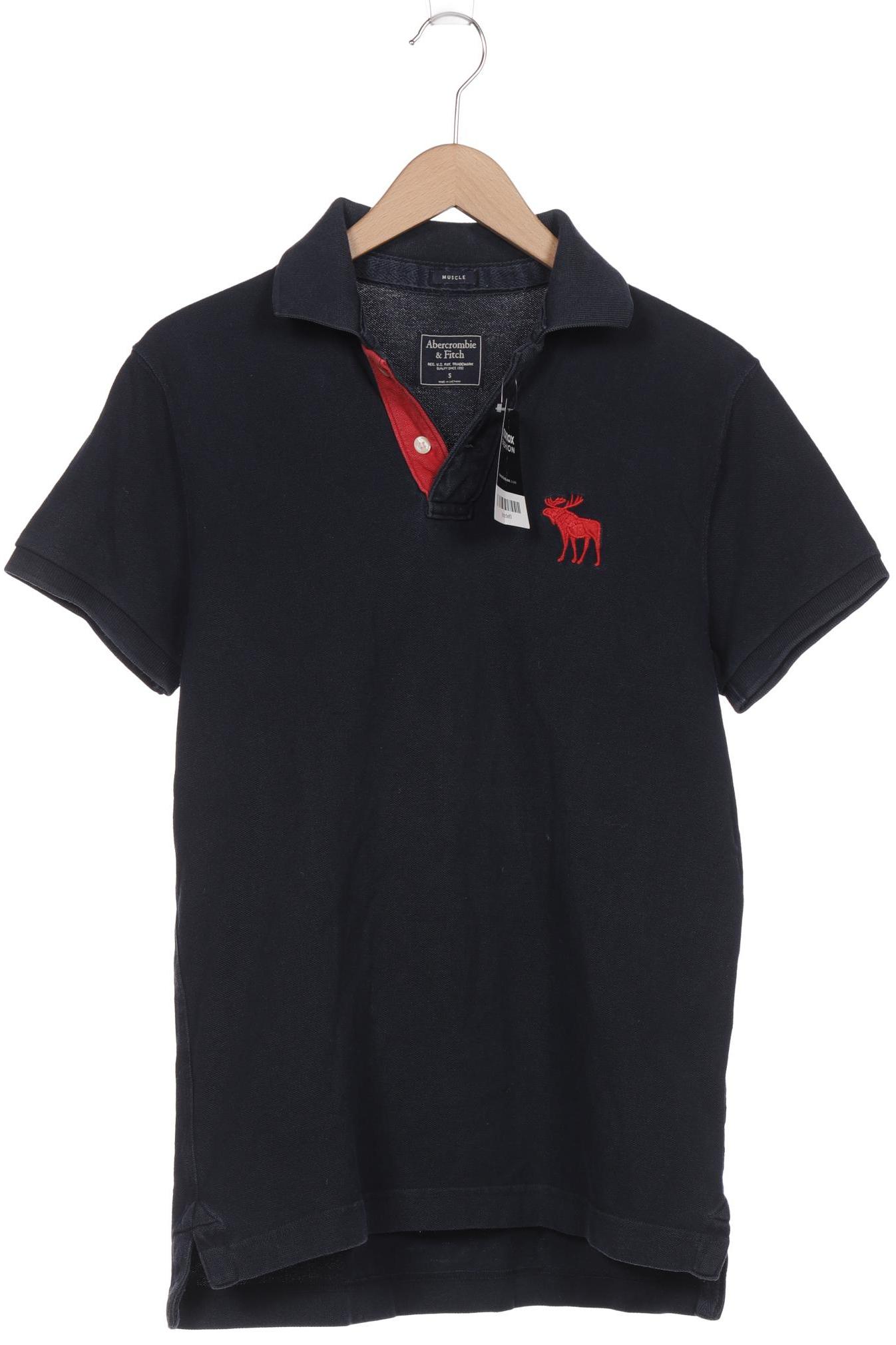 

Abercrombie & Fitch Herren Poloshirt, marineblau