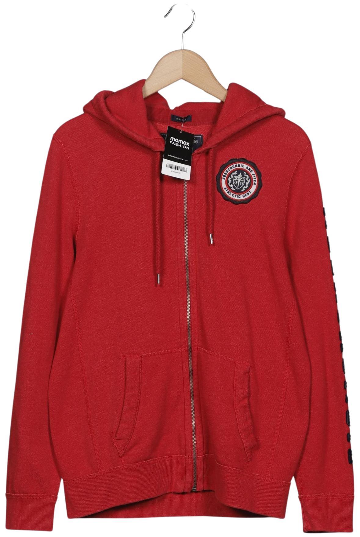 

Abercrombie & Fitch Herren Kapuzenpullover, rot, Gr. 46