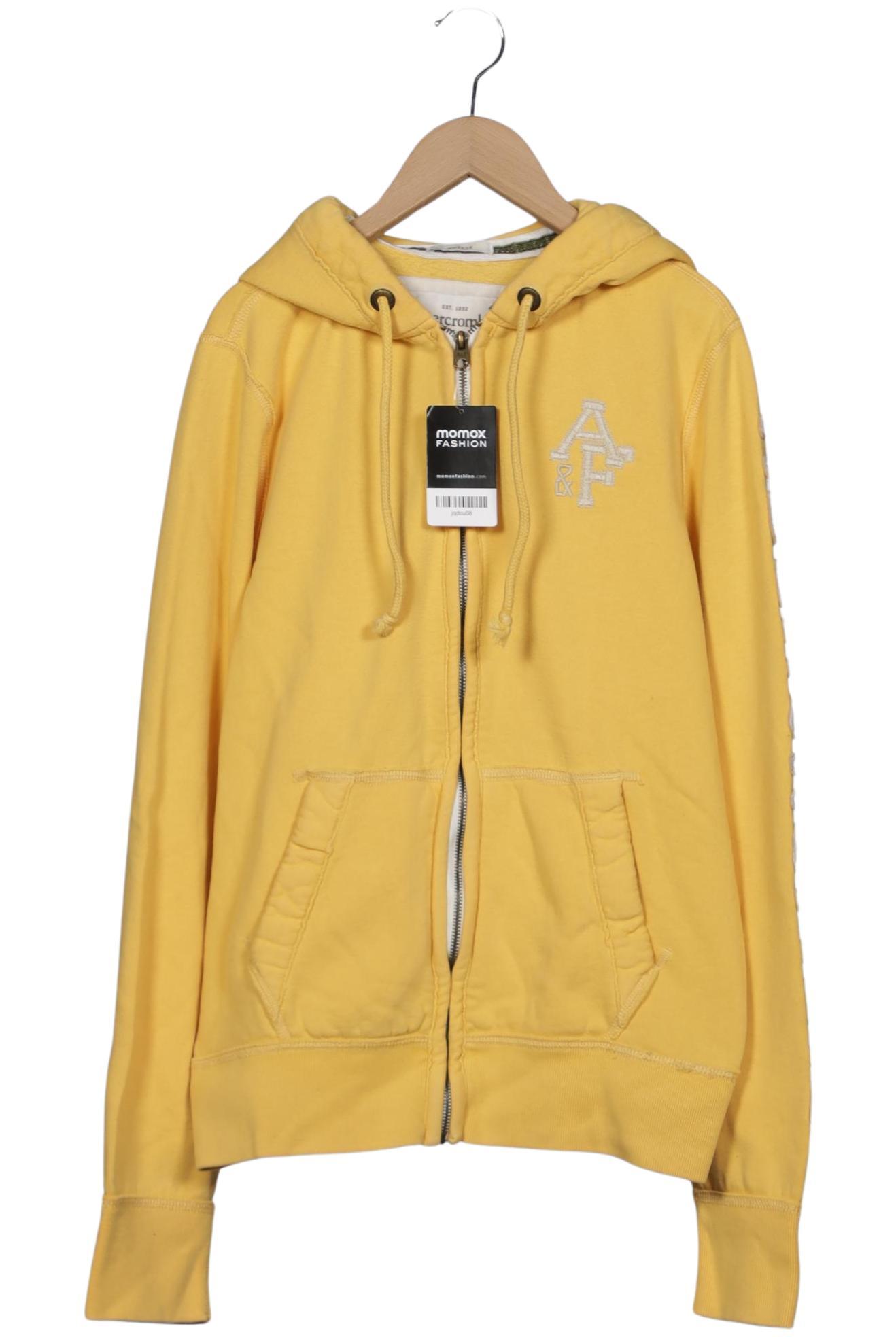 

Abercrombie & Fitch Herren Kapuzenpullover, gelb, Gr. 46