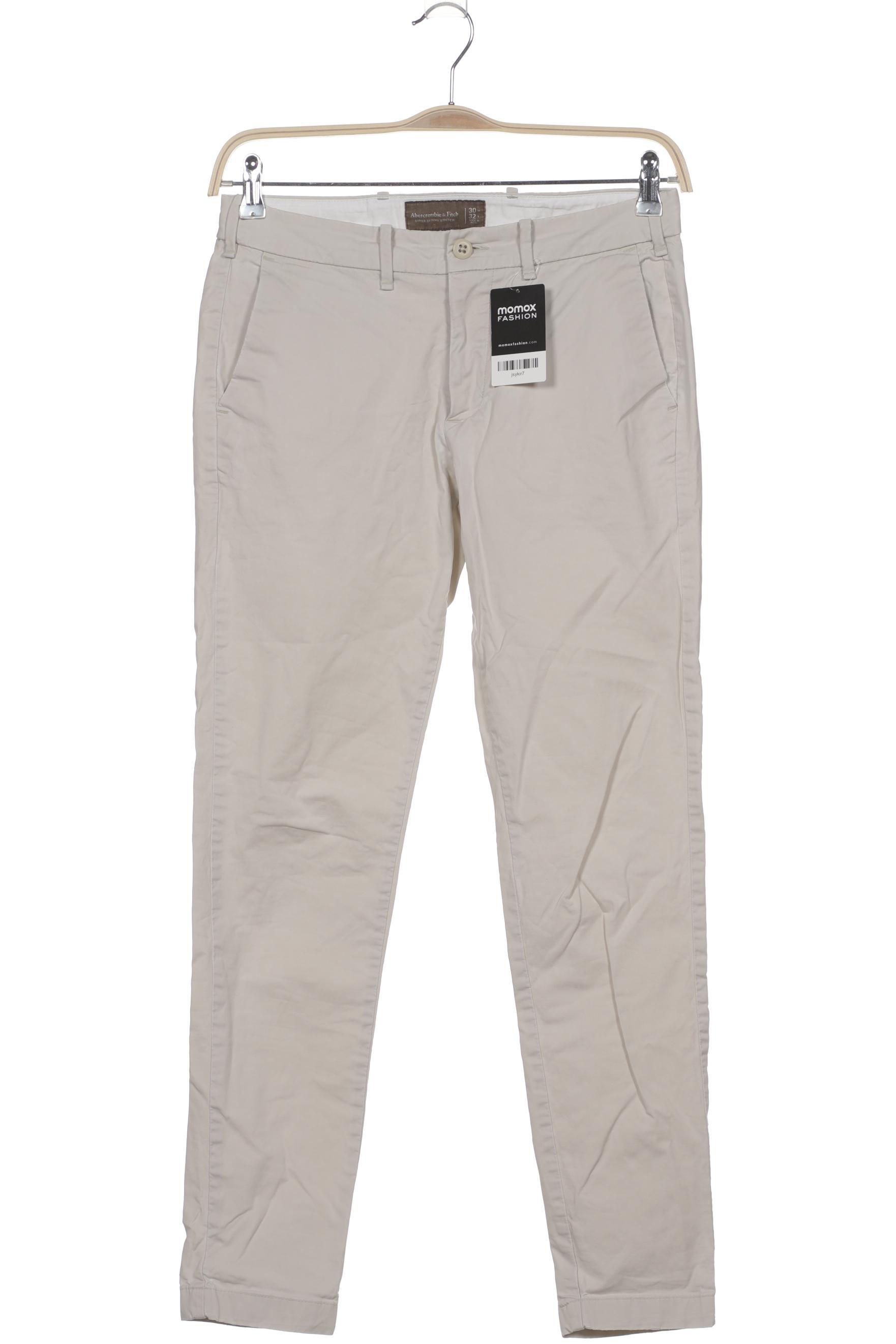 

Abercrombie & Fitch Herren Stoffhose, beige, Gr. 30