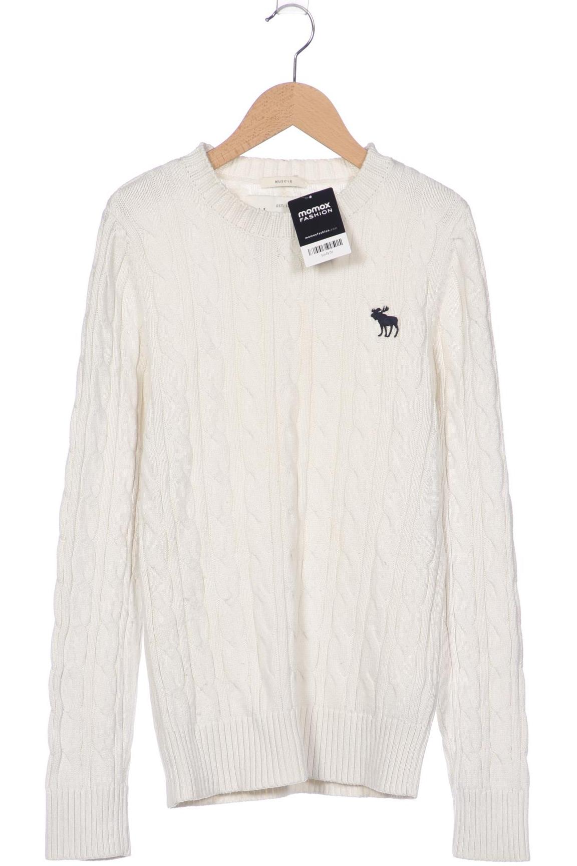 

Abercrombie & Fitch Herren Pullover, cremeweiß, Gr. 48
