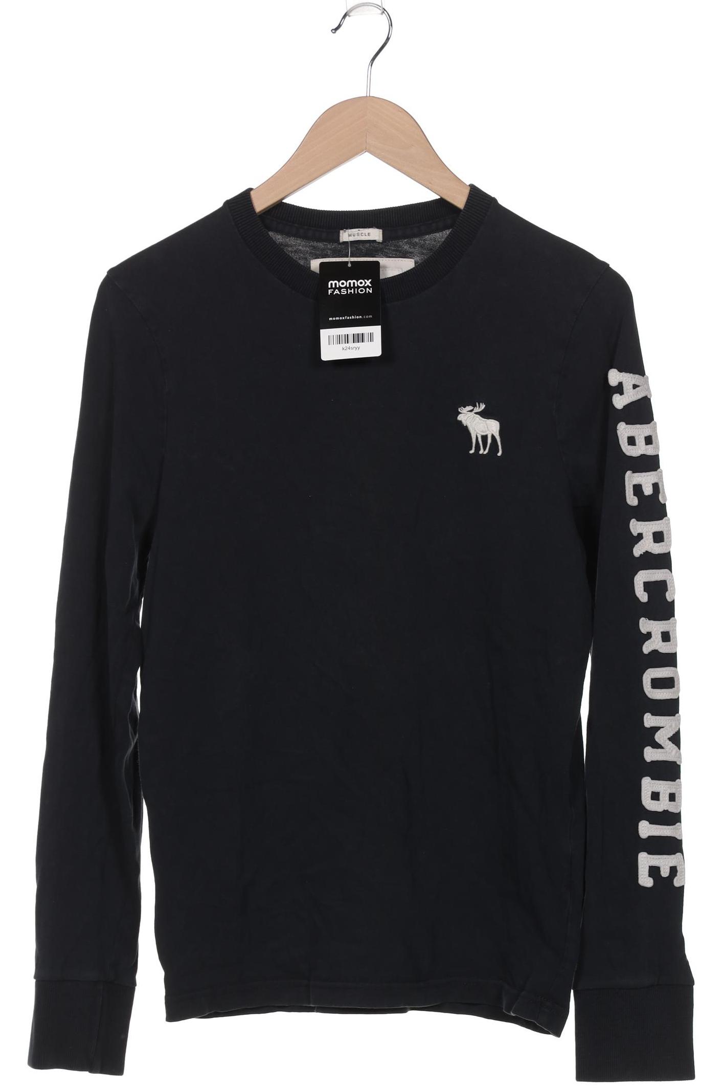 

Abercrombie & Fitch Herren Langarmshirt, marineblau, Gr. 48