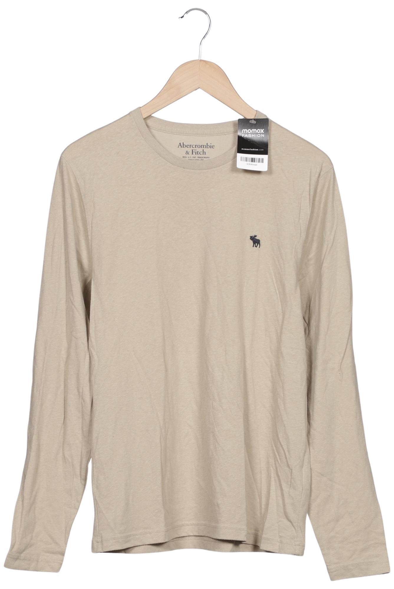 

Abercrombie & Fitch Herren Langarmshirt, beige, Gr. 48