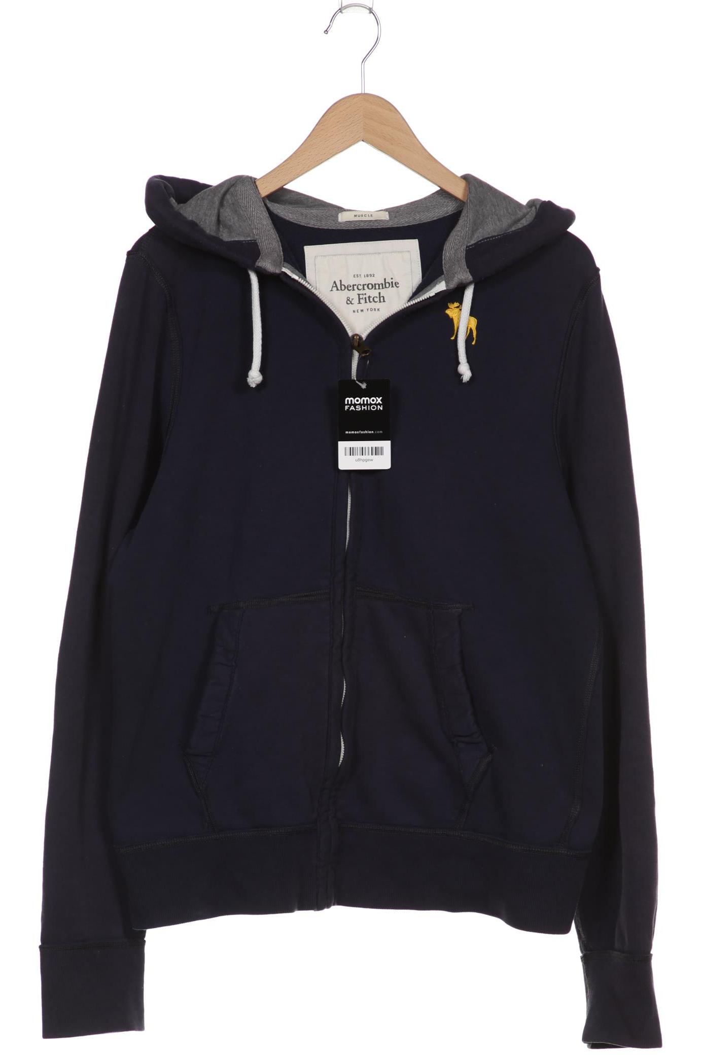 

Abercrombie & Fitch Herren Kapuzenpullover, marineblau, Gr. 52