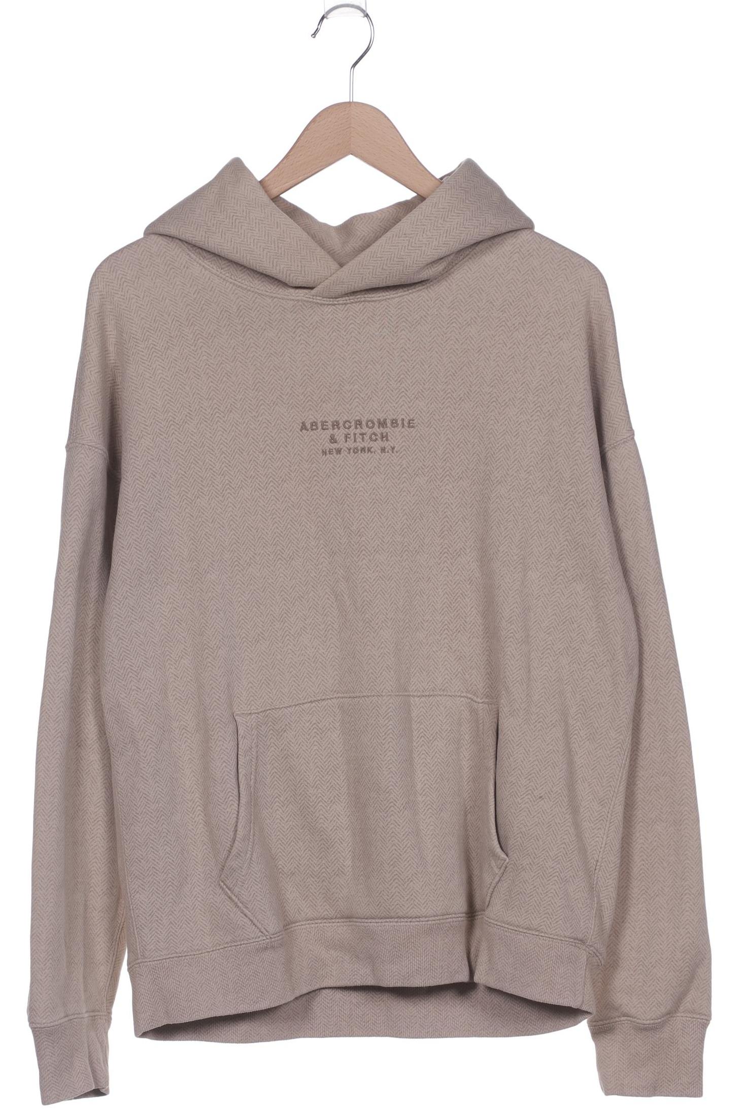 

Abercrombie & Fitch Herren Kapuzenpullover, beige, Gr. 48