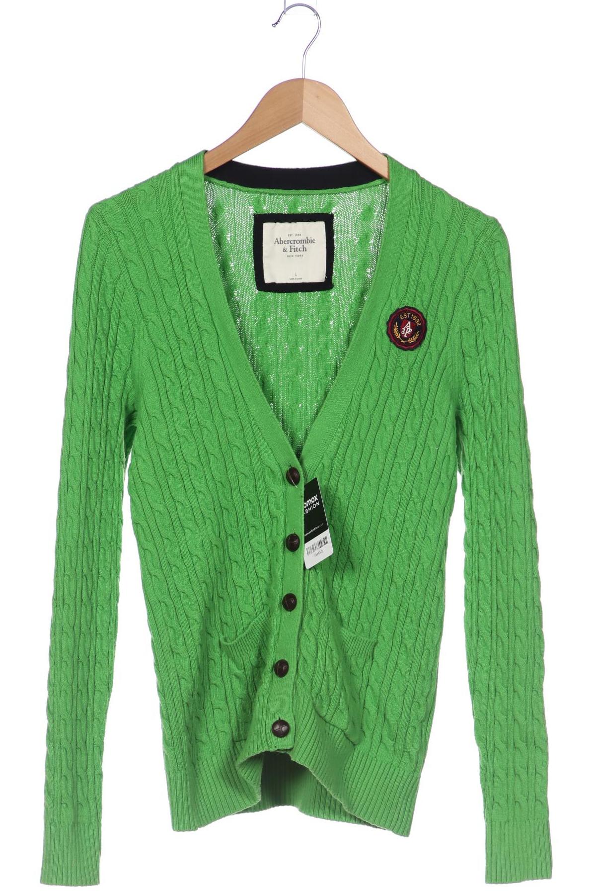 

Abercrombie & Fitch Herren Strickjacke, grün, Gr. 52