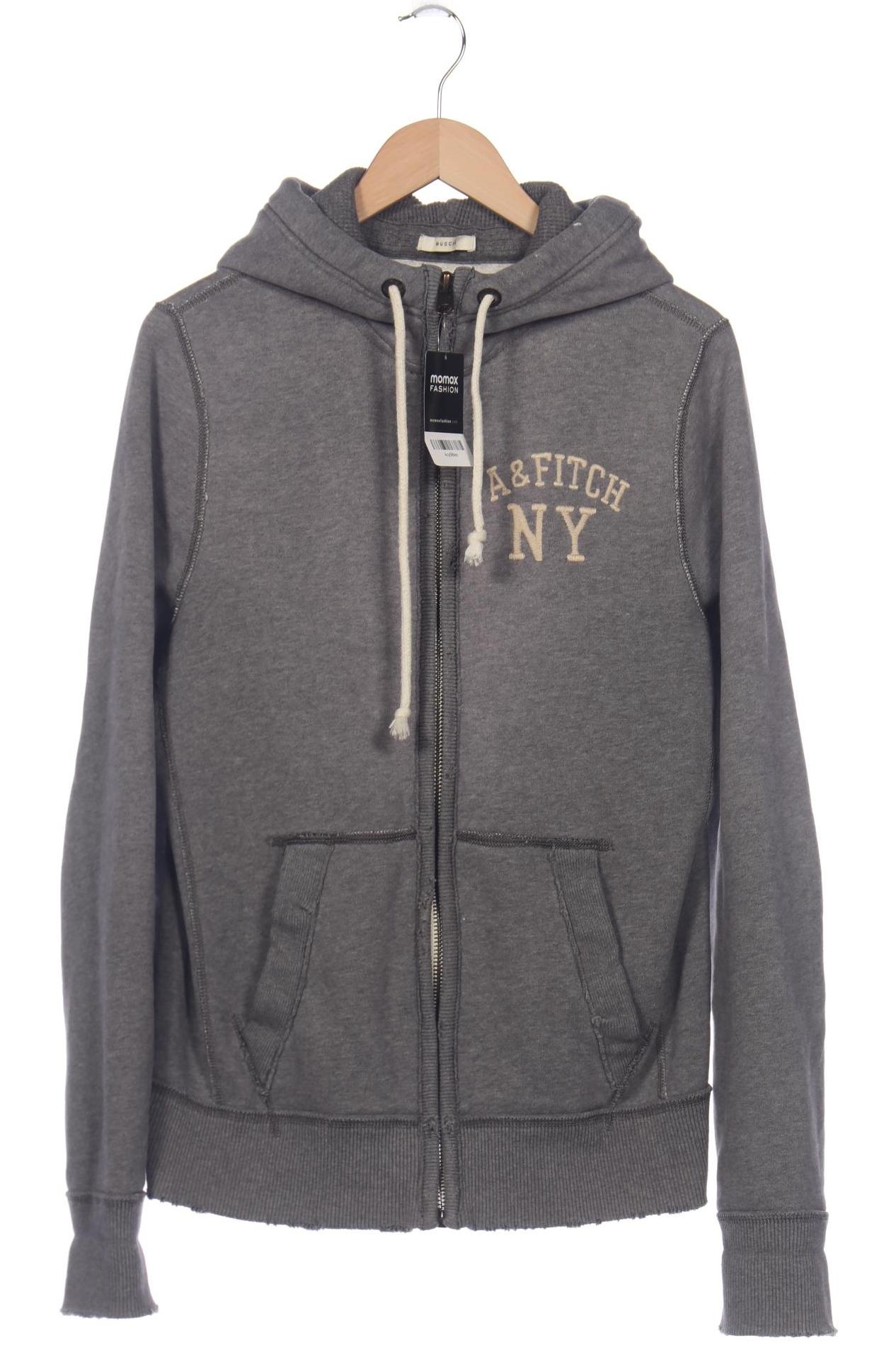 

Abercrombie & Fitch Herren Kapuzenpullover, grau, Gr. 48