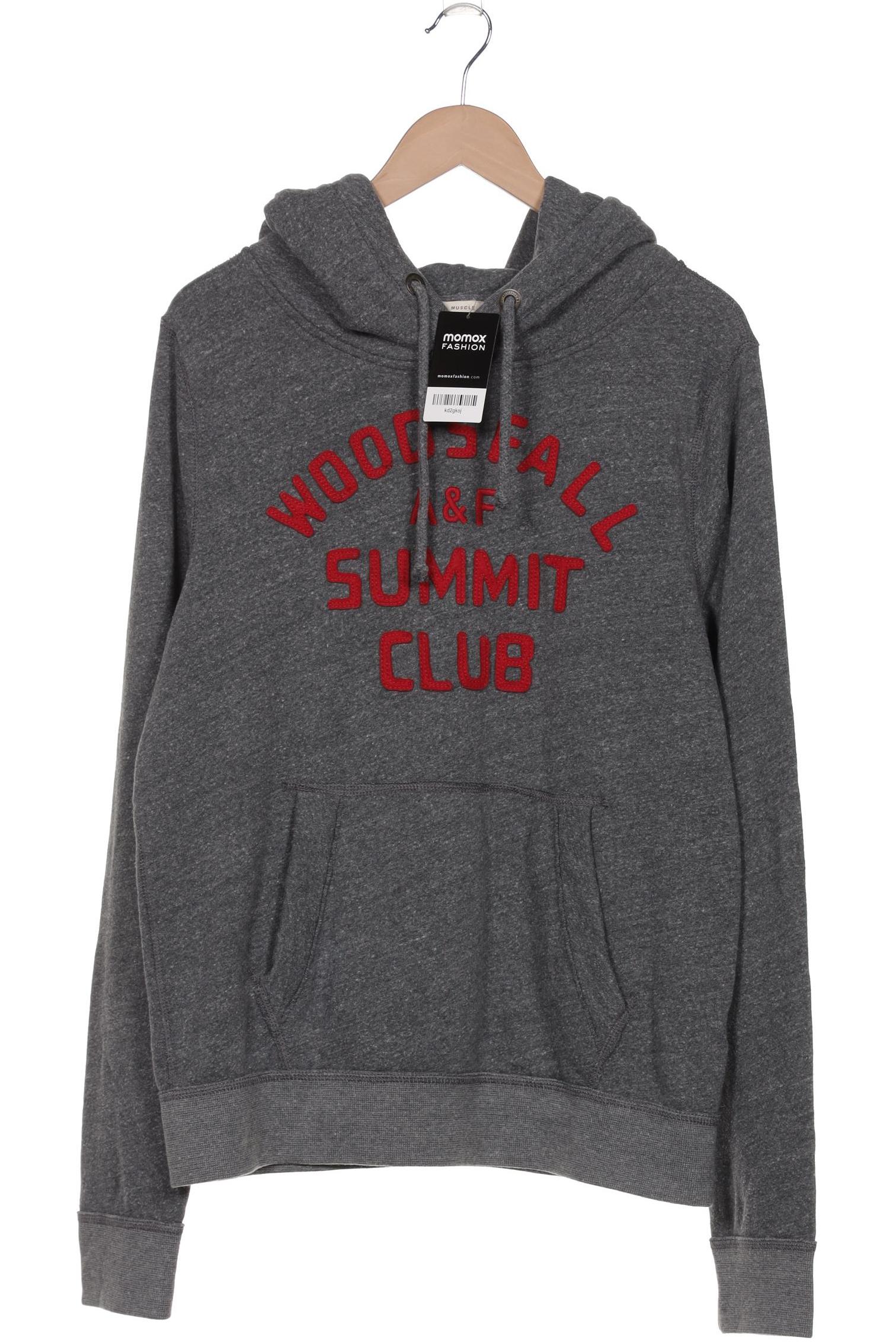 

Abercrombie & Fitch Herren Kapuzenpullover, grau, Gr. 54