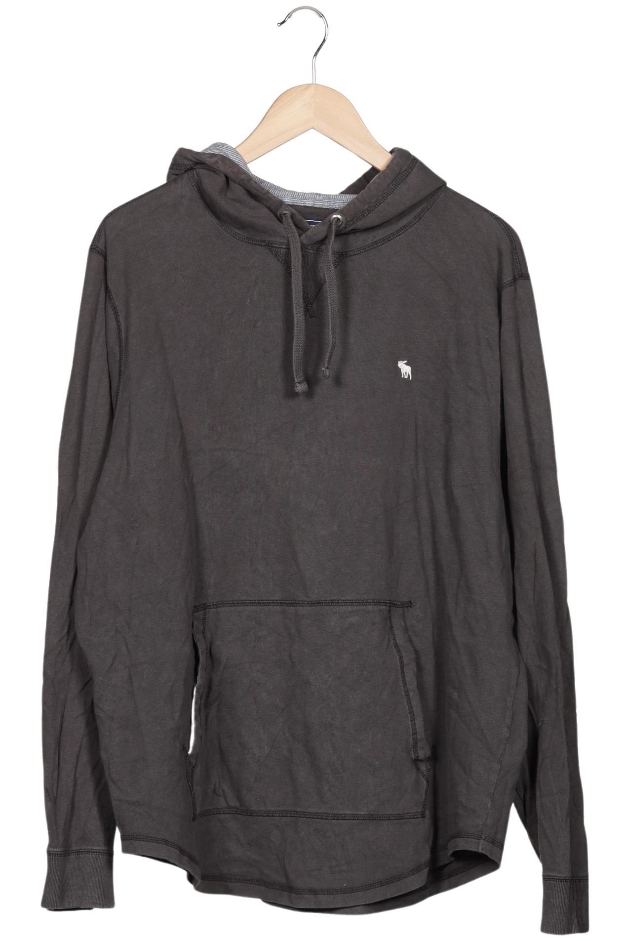 

Abercrombie & Fitch Herren Kapuzenpullover, grau, Gr. 56