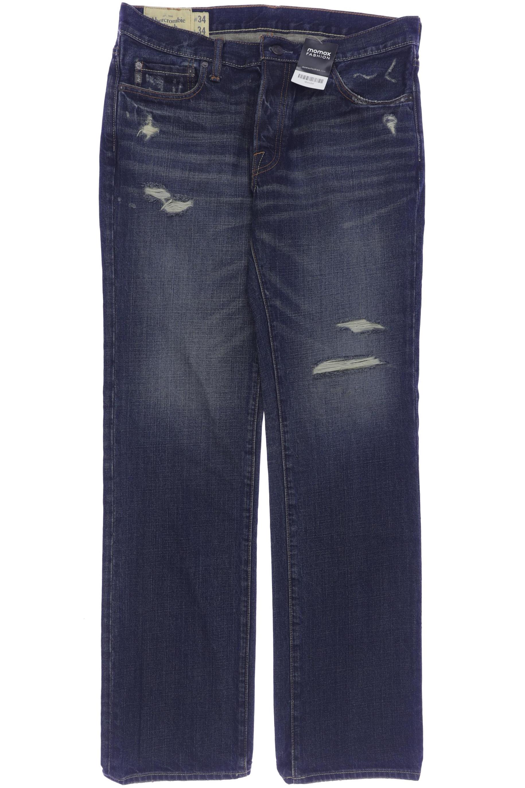 

Abercrombie & Fitch Herren Jeans, marineblau, Gr. 34