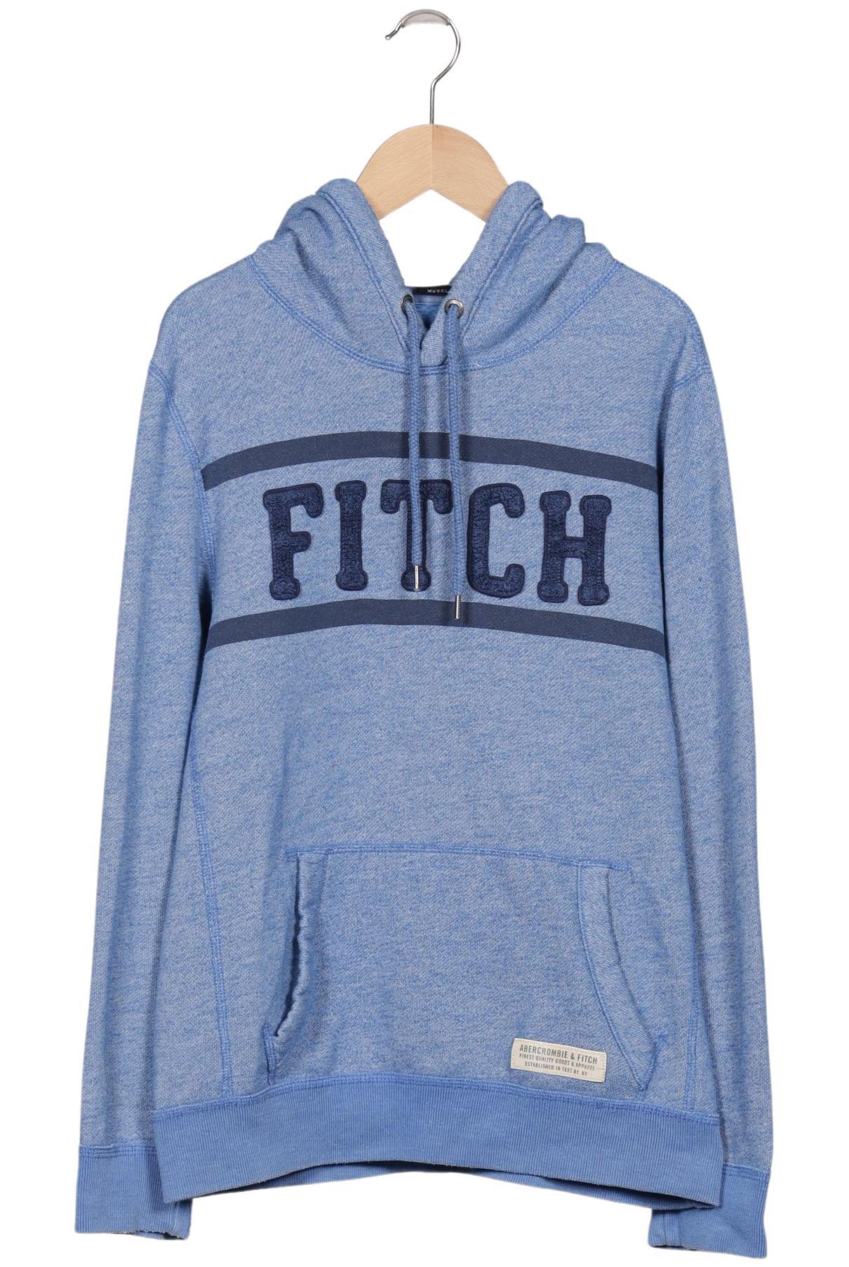 

Abercrombie & Fitch Herren Kapuzenpullover, hellblau, Gr. 46