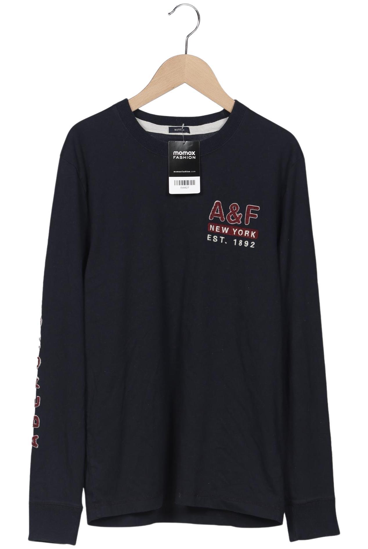 

Abercrombie & Fitch Herren Langarmshirt, marineblau, Gr. 46