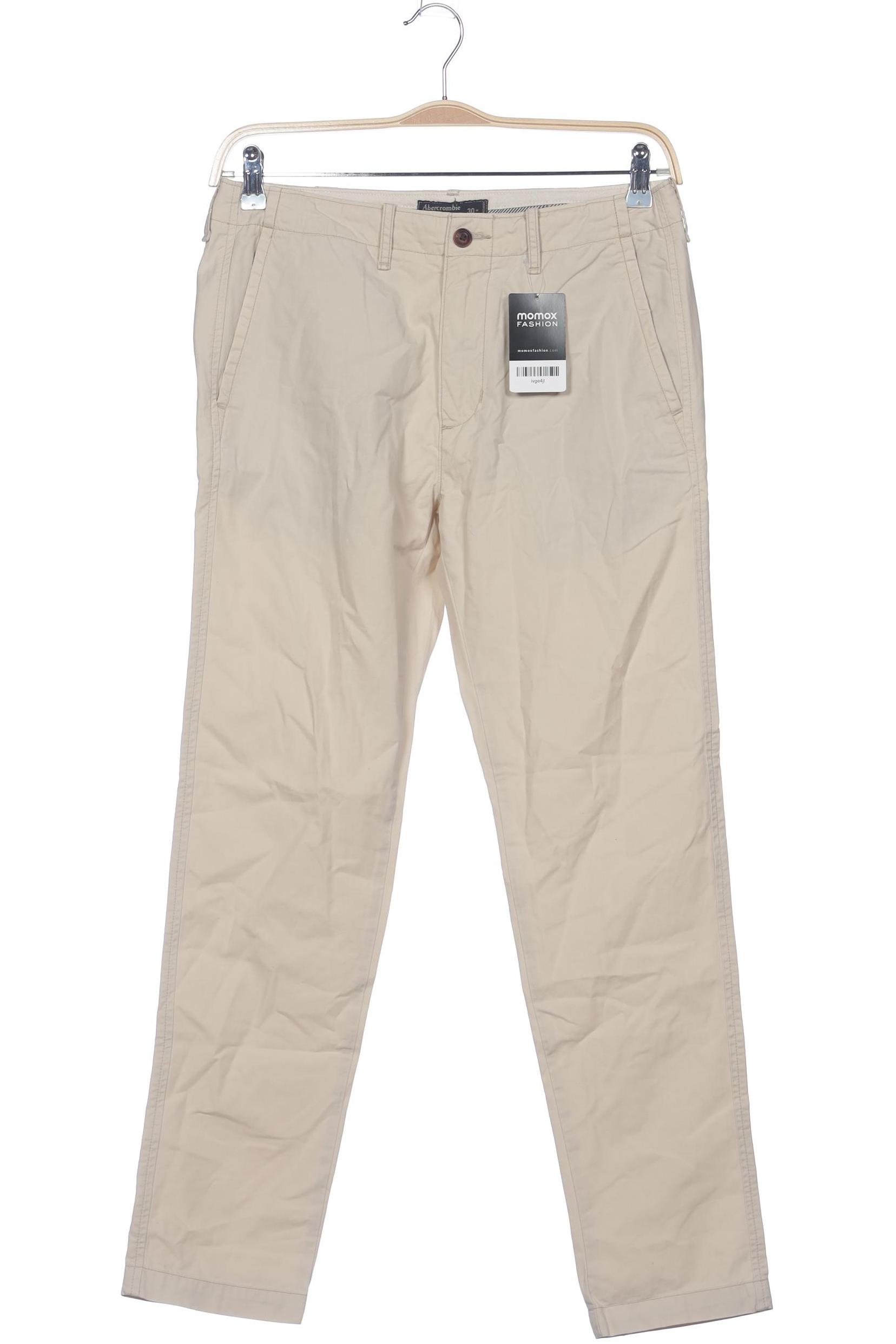 Thumbnail - Abercrombie &amp; Fitch Herren Stoffhose, cremeweiß, Gr. 30
