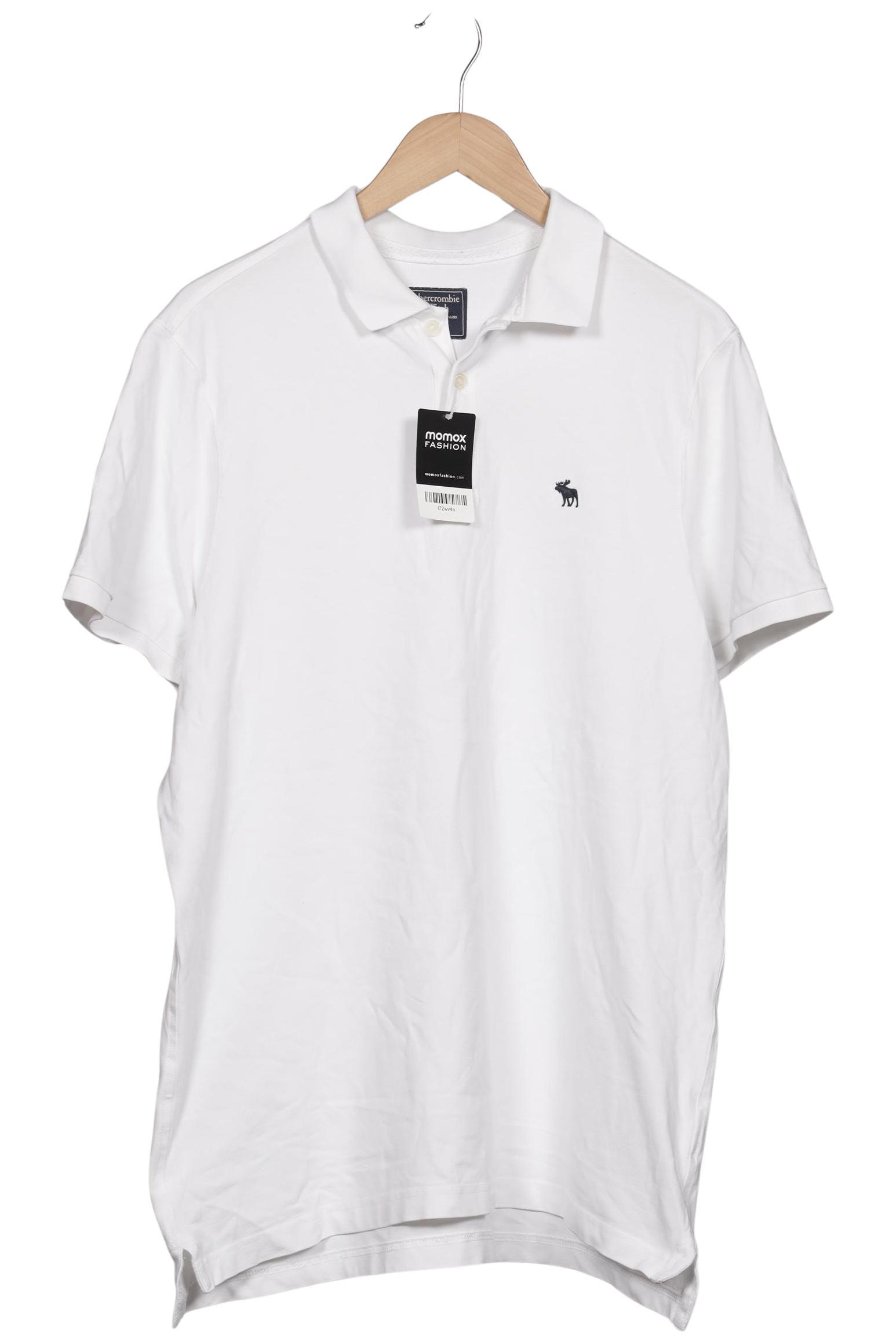 

Abercrombie & Fitch Herren Poloshirt, weiß, Gr. 56