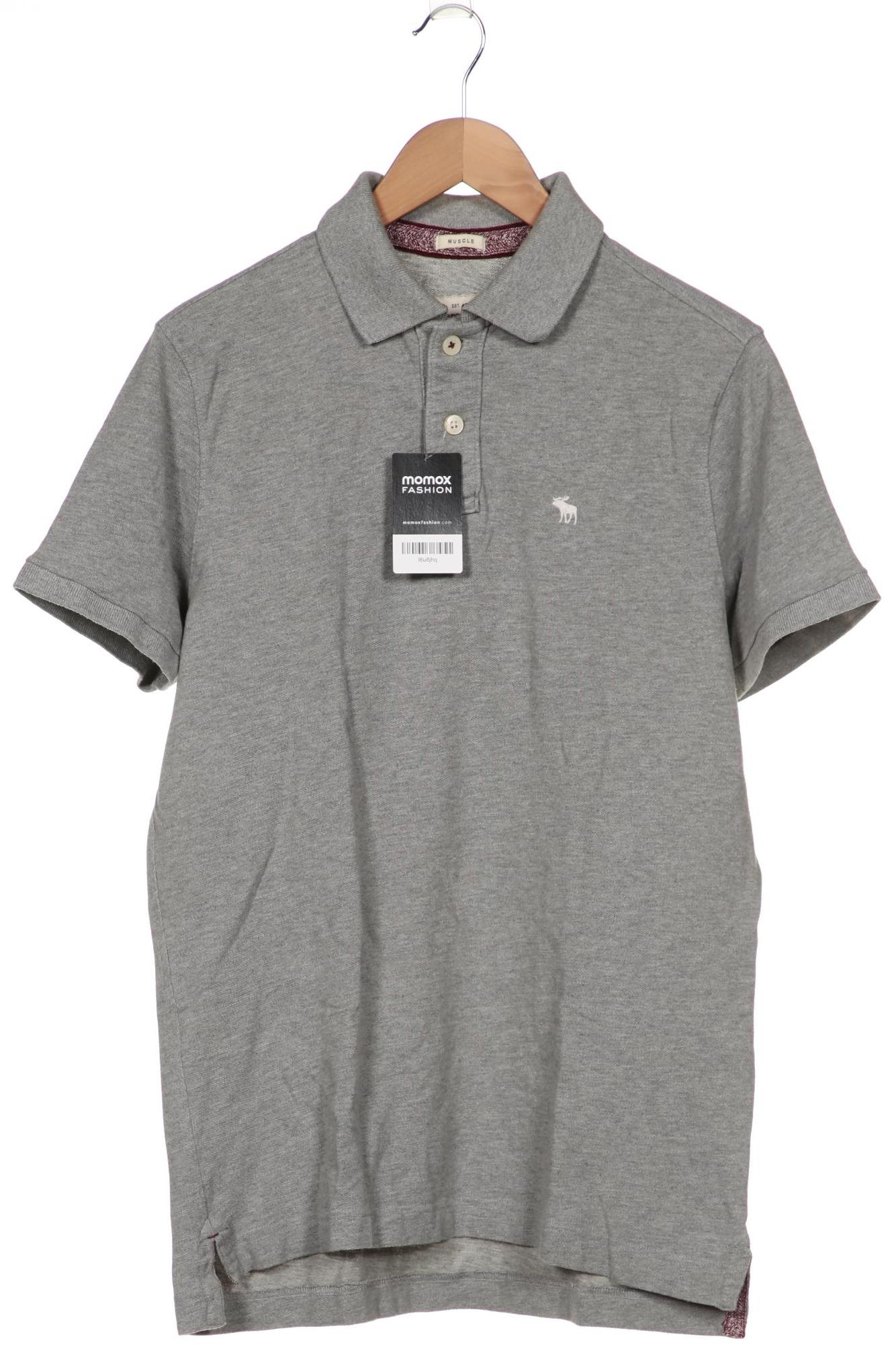 

Abercrombie & Fitch Herren Poloshirt, grau