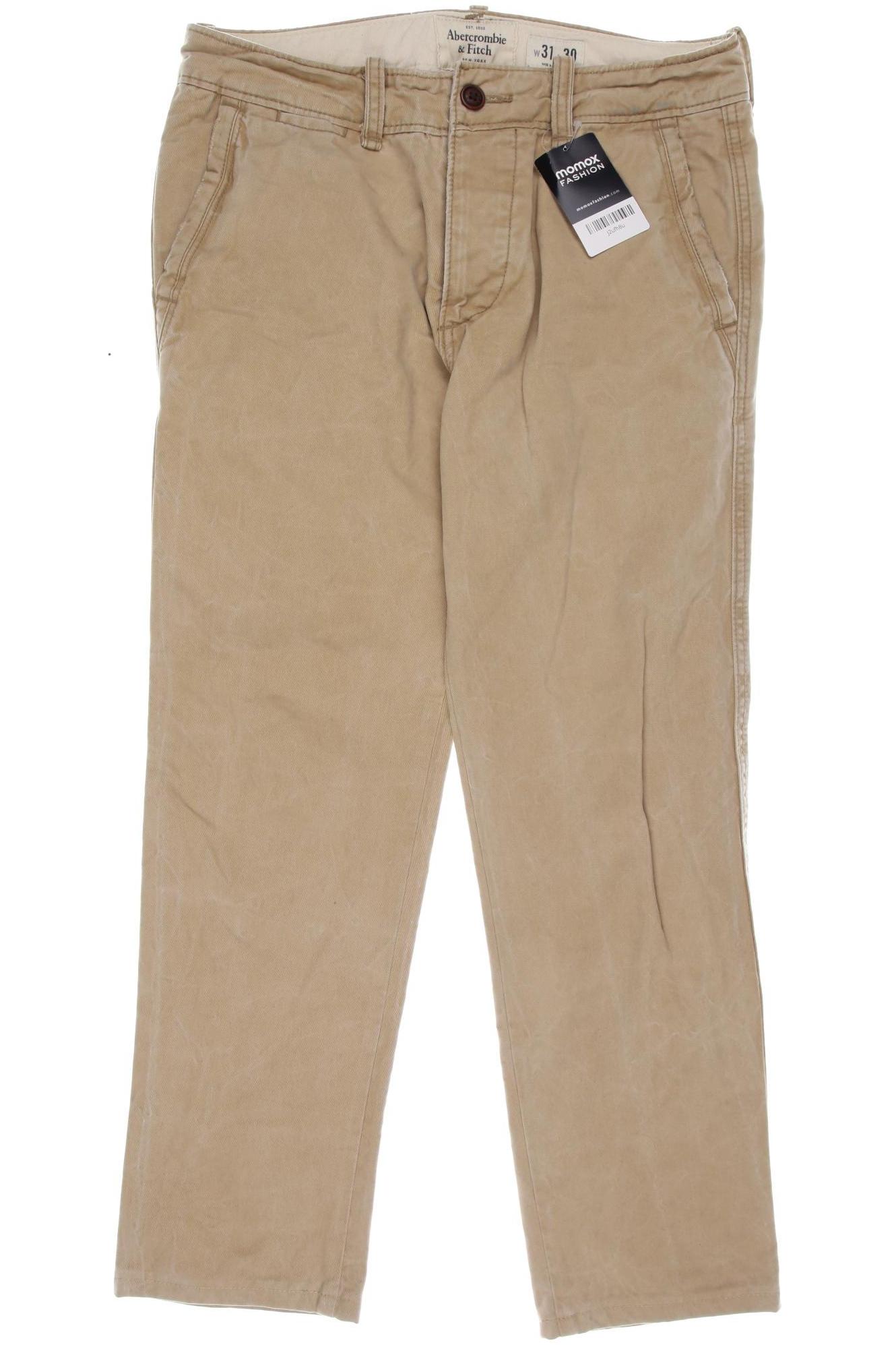 

Abercrombie & Fitch Herren Stoffhose, beige, Gr. 31