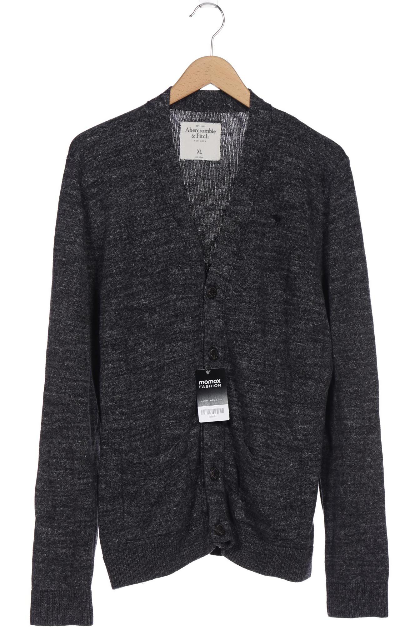 

Abercrombie & Fitch Herren Strickjacke, grau
