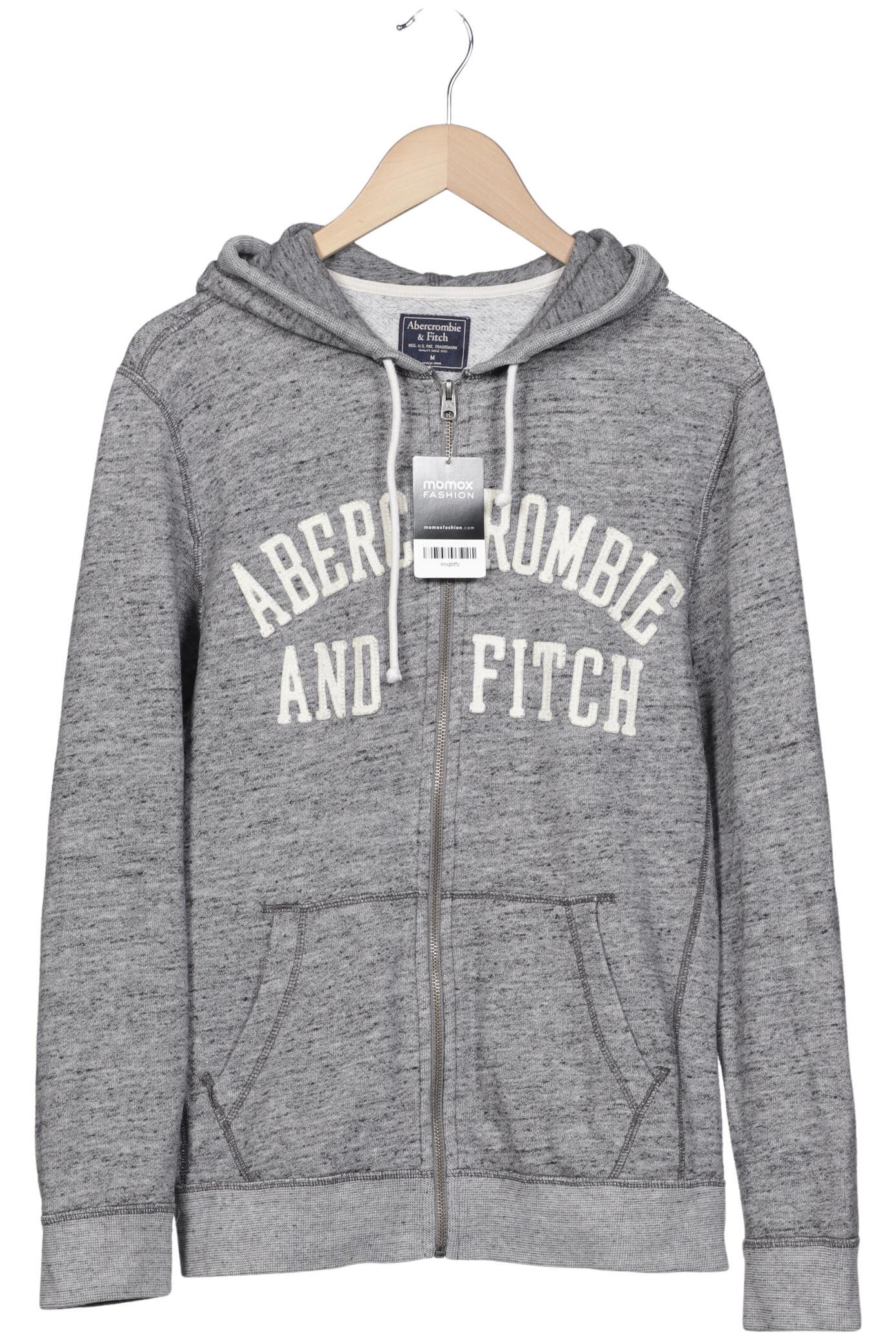 

Abercrombie & Fitch Herren Kapuzenpullover, grau, Gr. 48