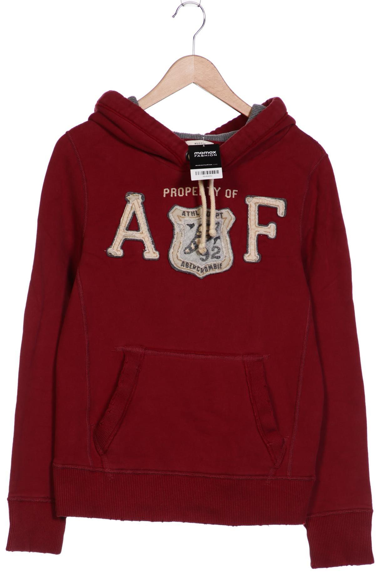 

Abercrombie & Fitch Herren Kapuzenpullover, bordeaux, Gr. 46