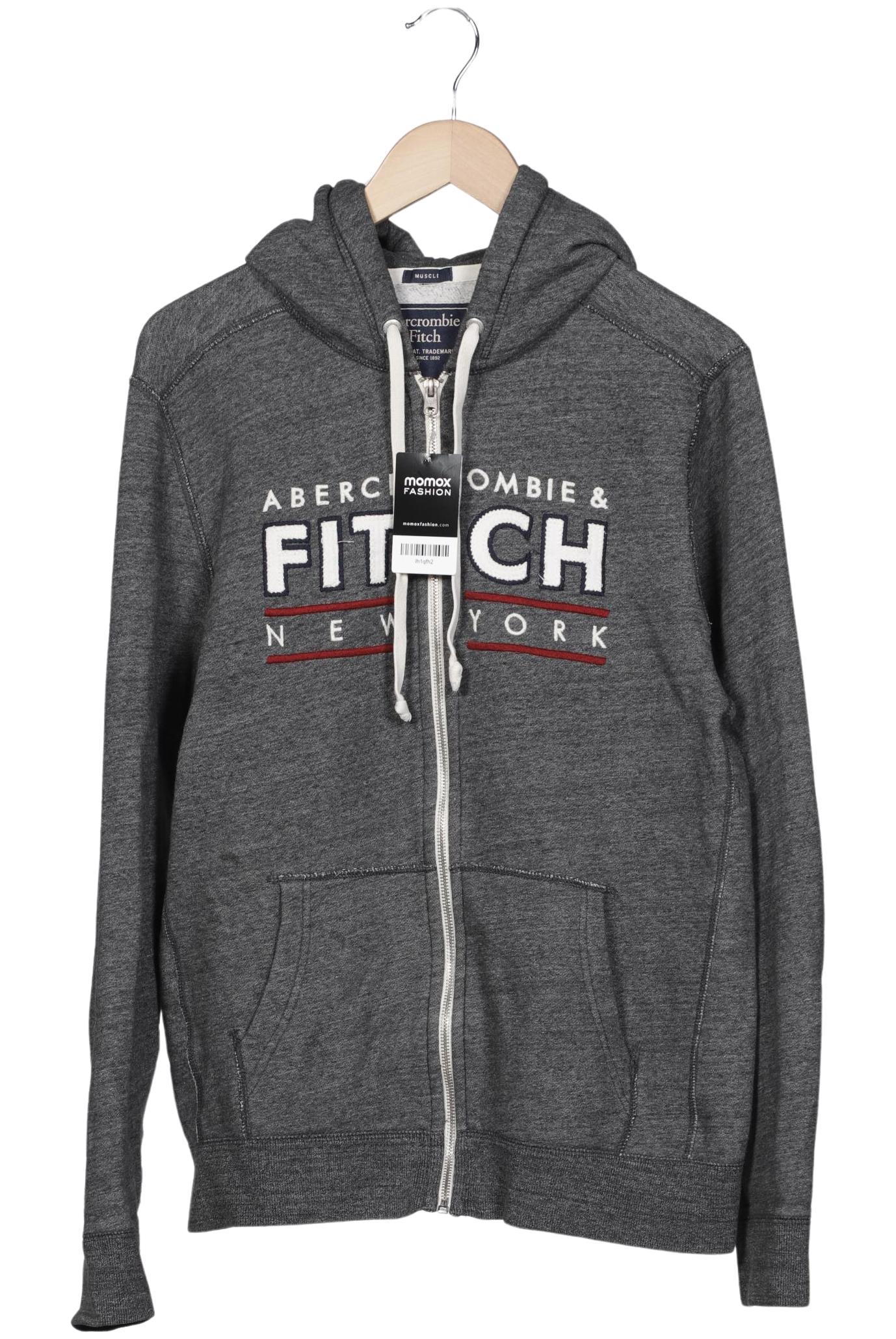 

Abercrombie & Fitch Herren Kapuzenpullover, grau, Gr. 52