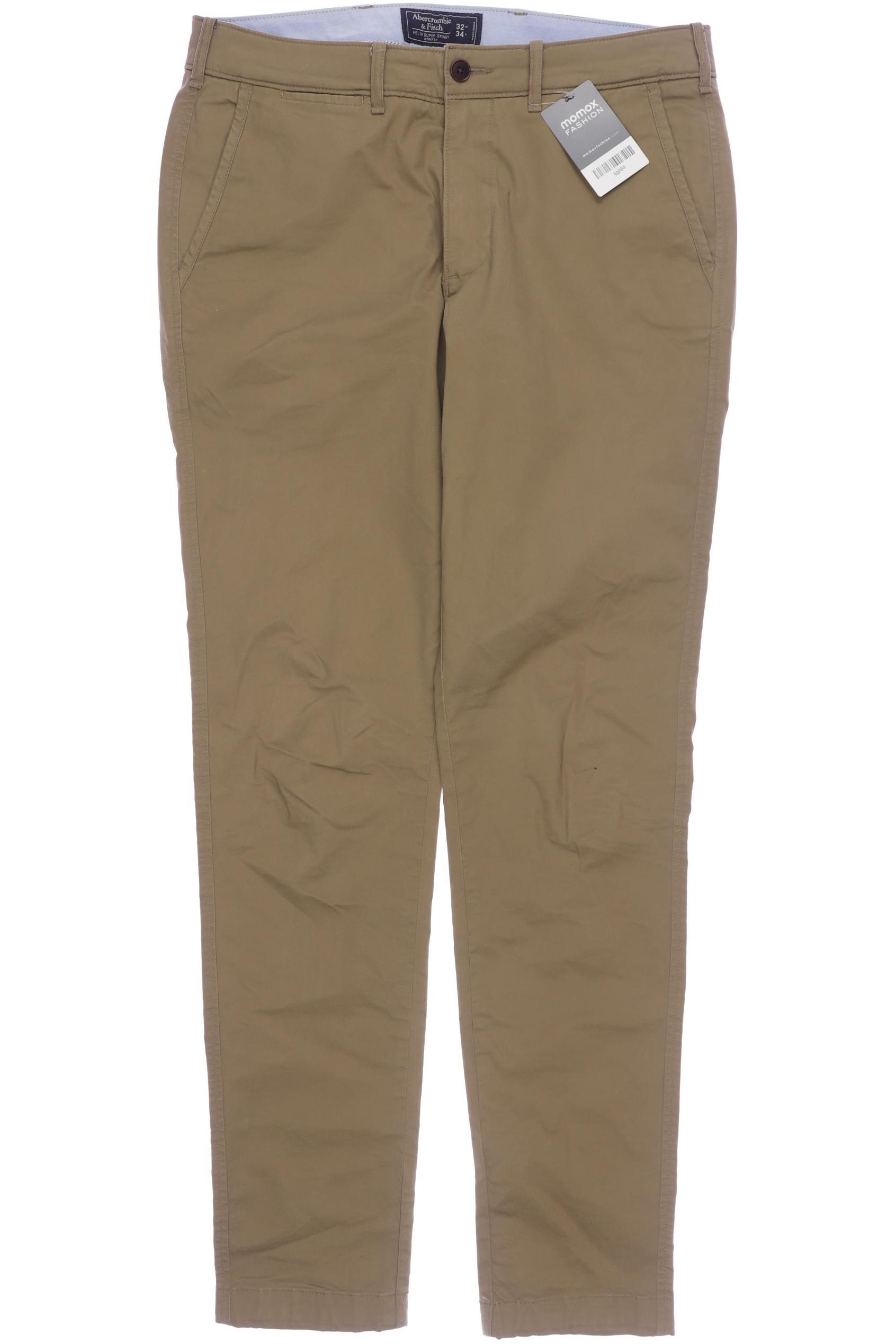 

Abercrombie & Fitch Herren Stoffhose, braun, Gr. 32