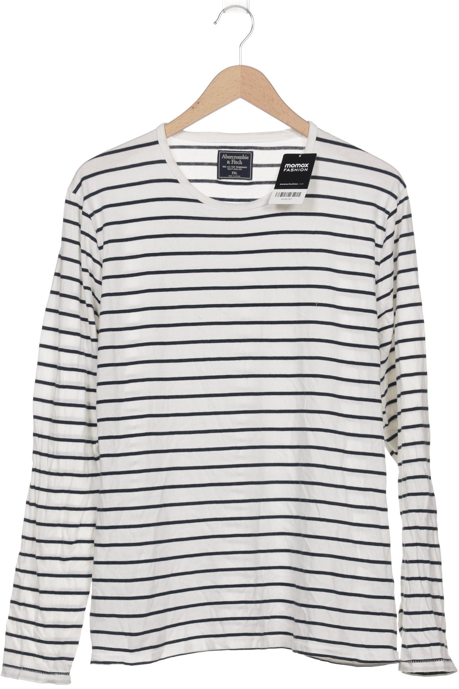 

Abercrombie & Fitch Herren Langarmshirt, weiß, Gr. 56