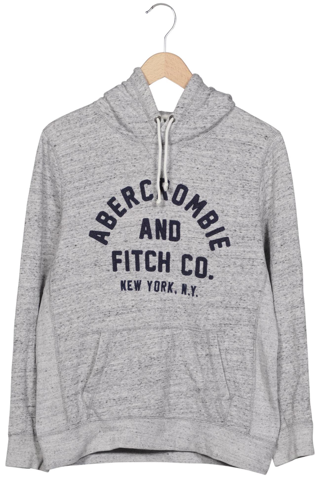 

Abercrombie & Fitch Herren Kapuzenpullover, grau, Gr. 46