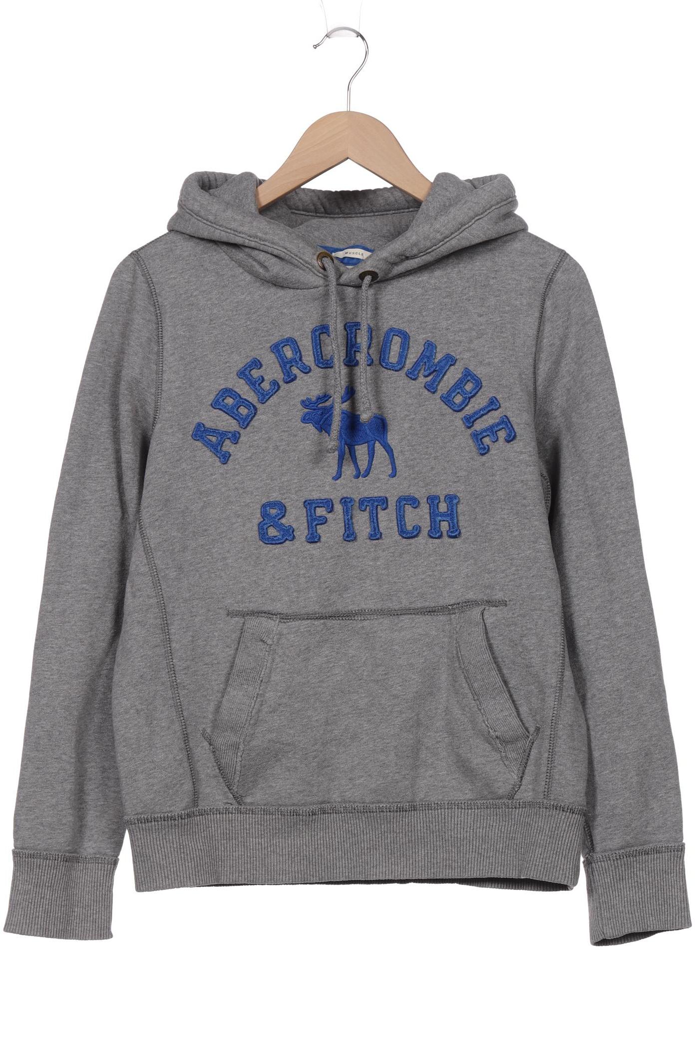 

Abercrombie & Fitch Herren Kapuzenpullover, grau