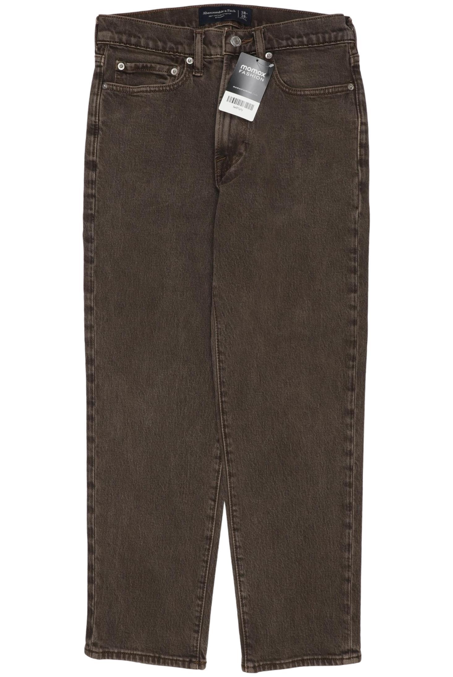 

Abercrombie & Fitch Herren Jeans, braun, Gr. 28