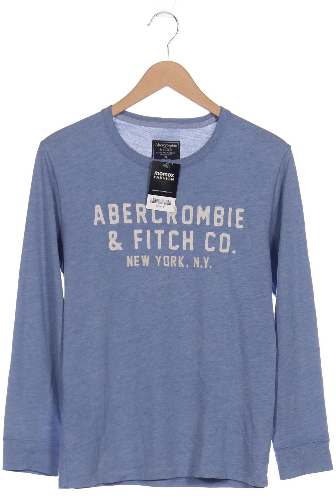 

Abercrombie & Fitch Herren Langarmshirt, blau