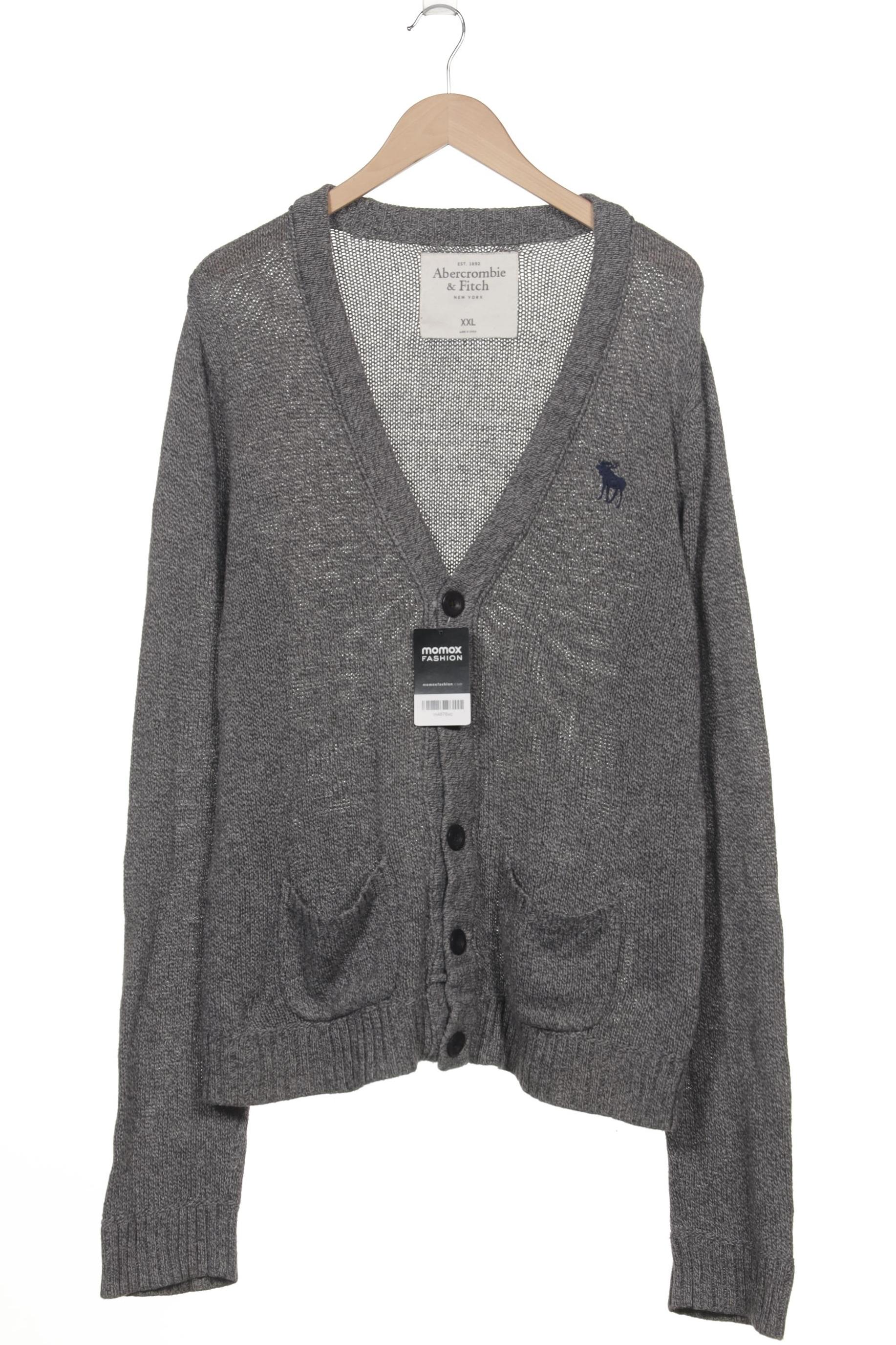 

Abercrombie & Fitch Herren Strickjacke, grau, Gr. 56