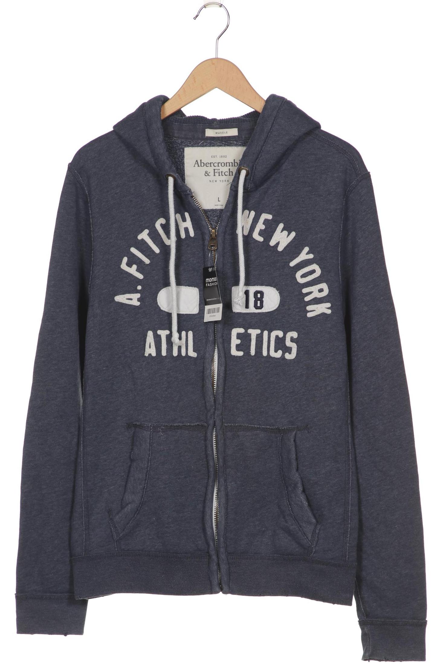 

Abercrombie & Fitch Herren Kapuzenpullover, blau